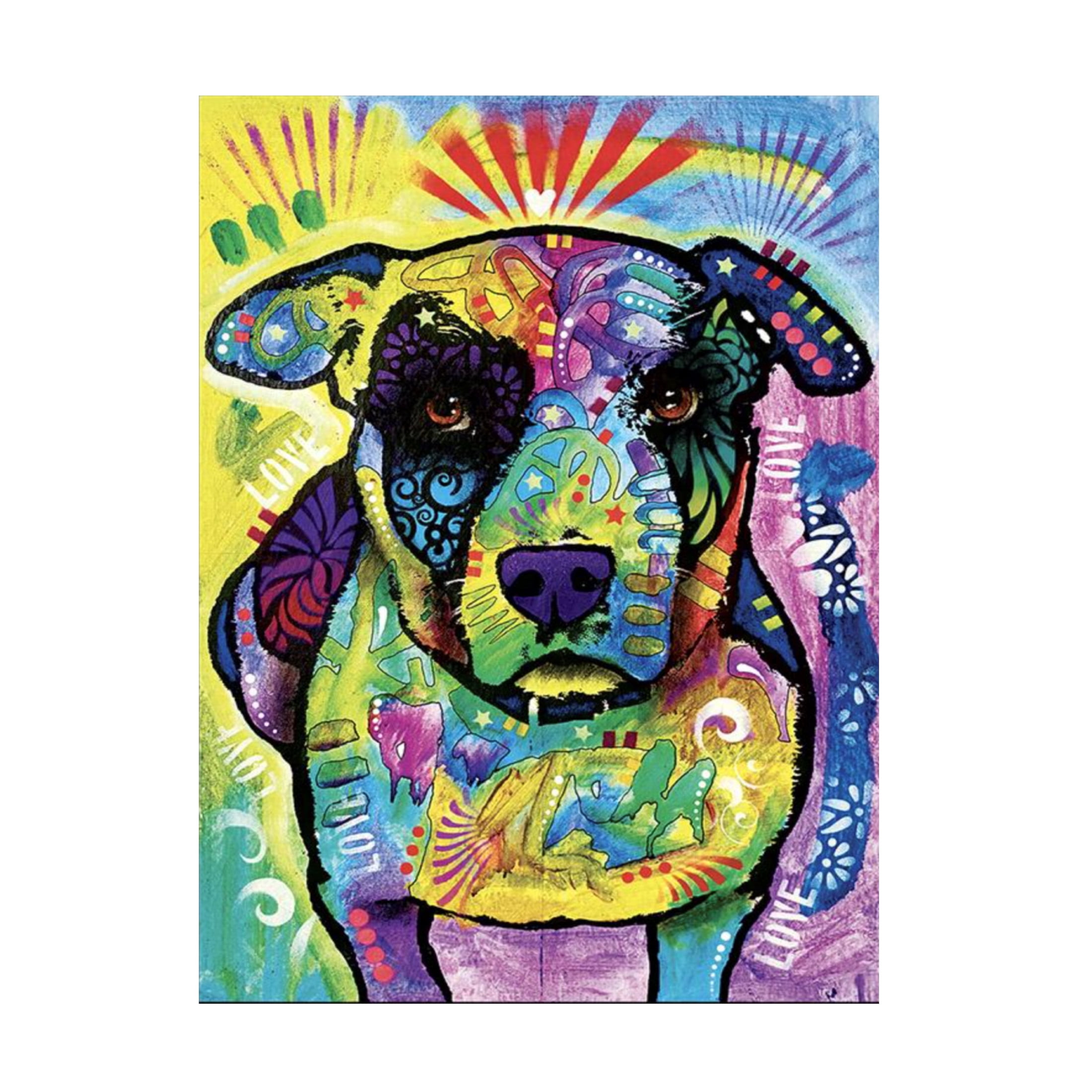 Canvas Wall Art - Dean Russo 'Lucky' Wall Art for Living Room, Bedroom, or Office Décor by Trademark Fine Art - 35 x 47 Inches