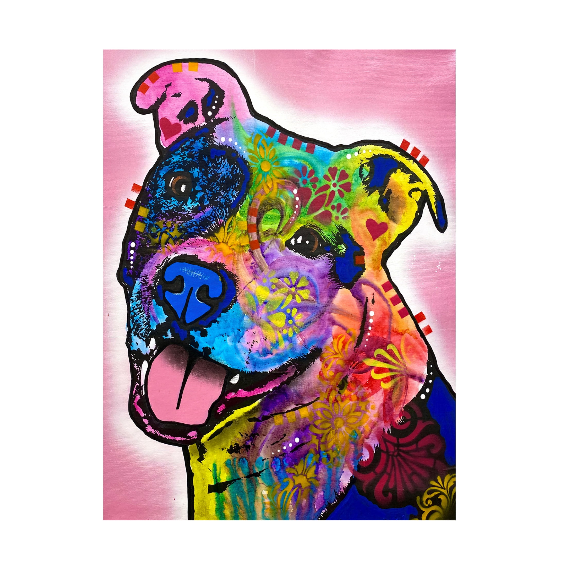 Canvas Wall Art - Dean Russo 'My Heart Is Full' Wall Art for Living Room, Bedroom, or Office Décor by Trademark Fine Art - 24 x 32 Inches