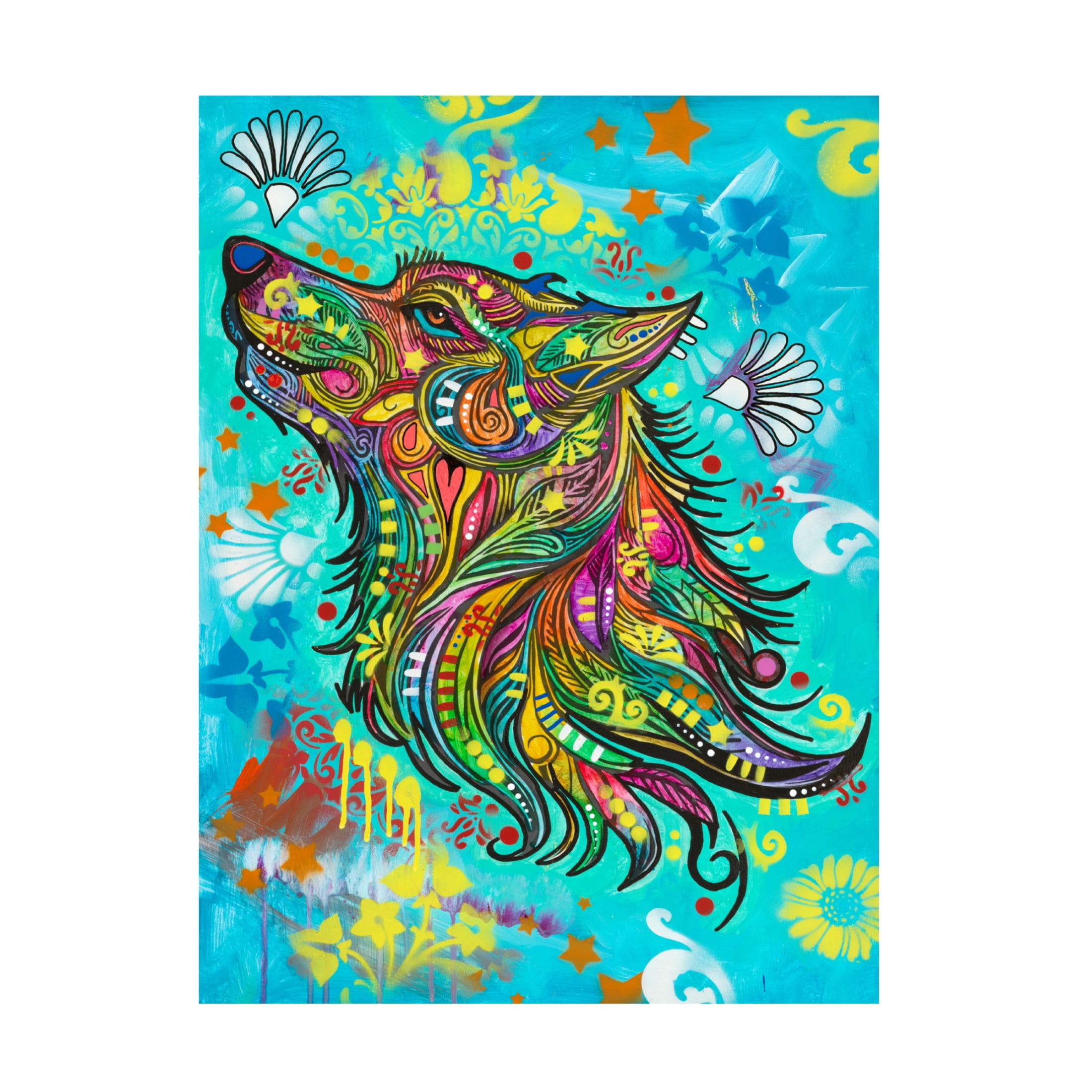 Canvas Wall Art - Dean Russo 'Noble Woofer' Wall Art for Living Room, Bedroom, or Office Décor by Trademark Fine Art - 18 x 24 Inches