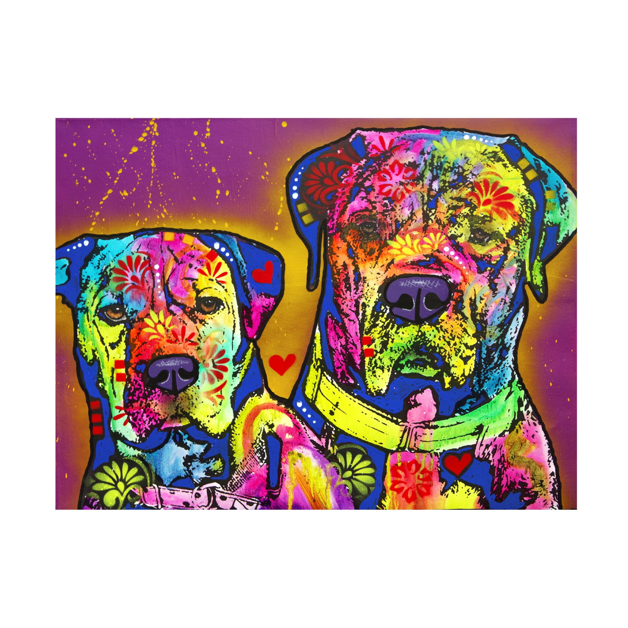 Canvas Wall Art - Dean Russo 'Pair' Wall Art for Living Room, Bedroom, or Office Décor by Trademark Fine Art - 24 x 18 Inches