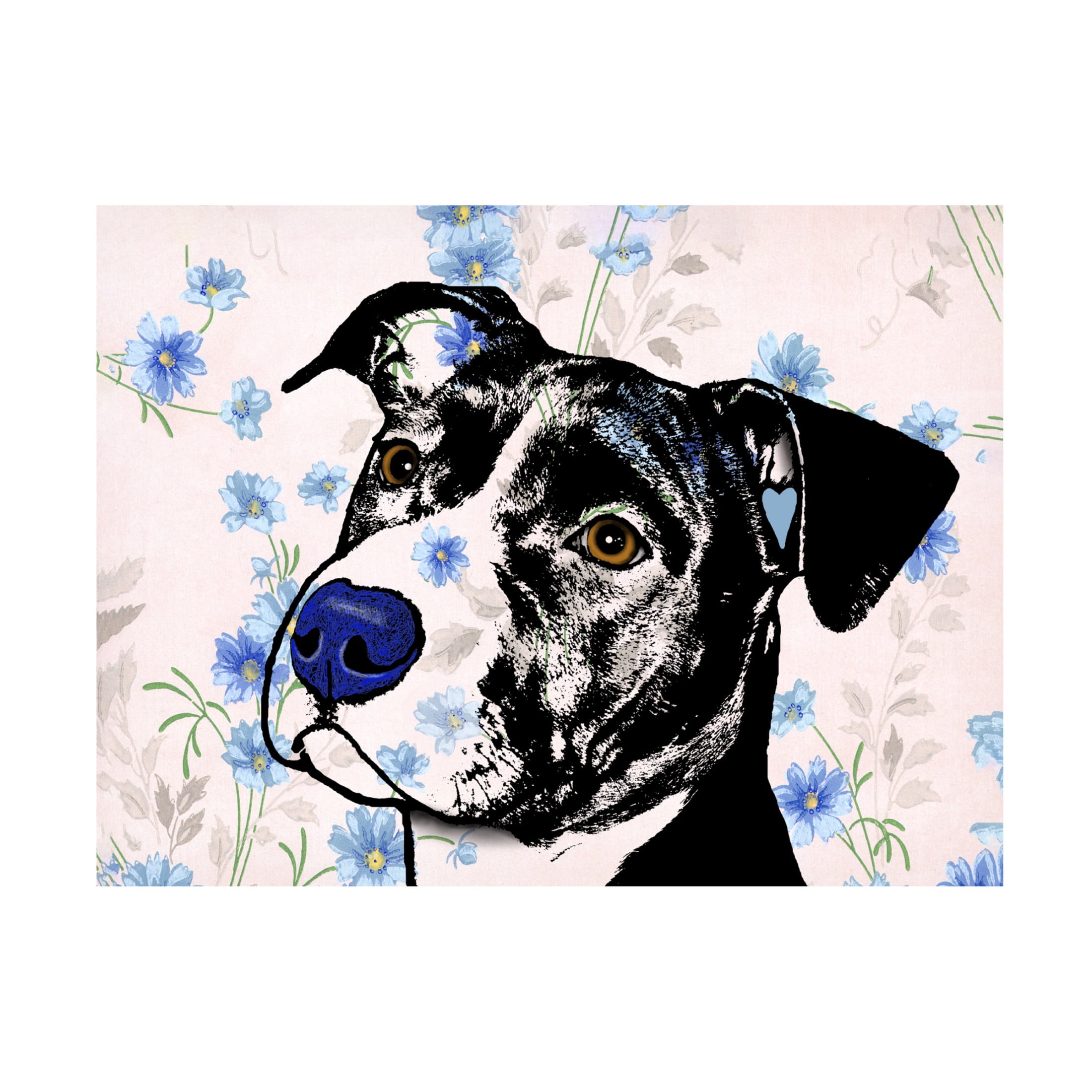 T-shirt Femme Dean Russo « In A Perfect World Every Dog Has A Home » - Tailles S à 3X, 100% Coton - Neuf Sans étiquettes