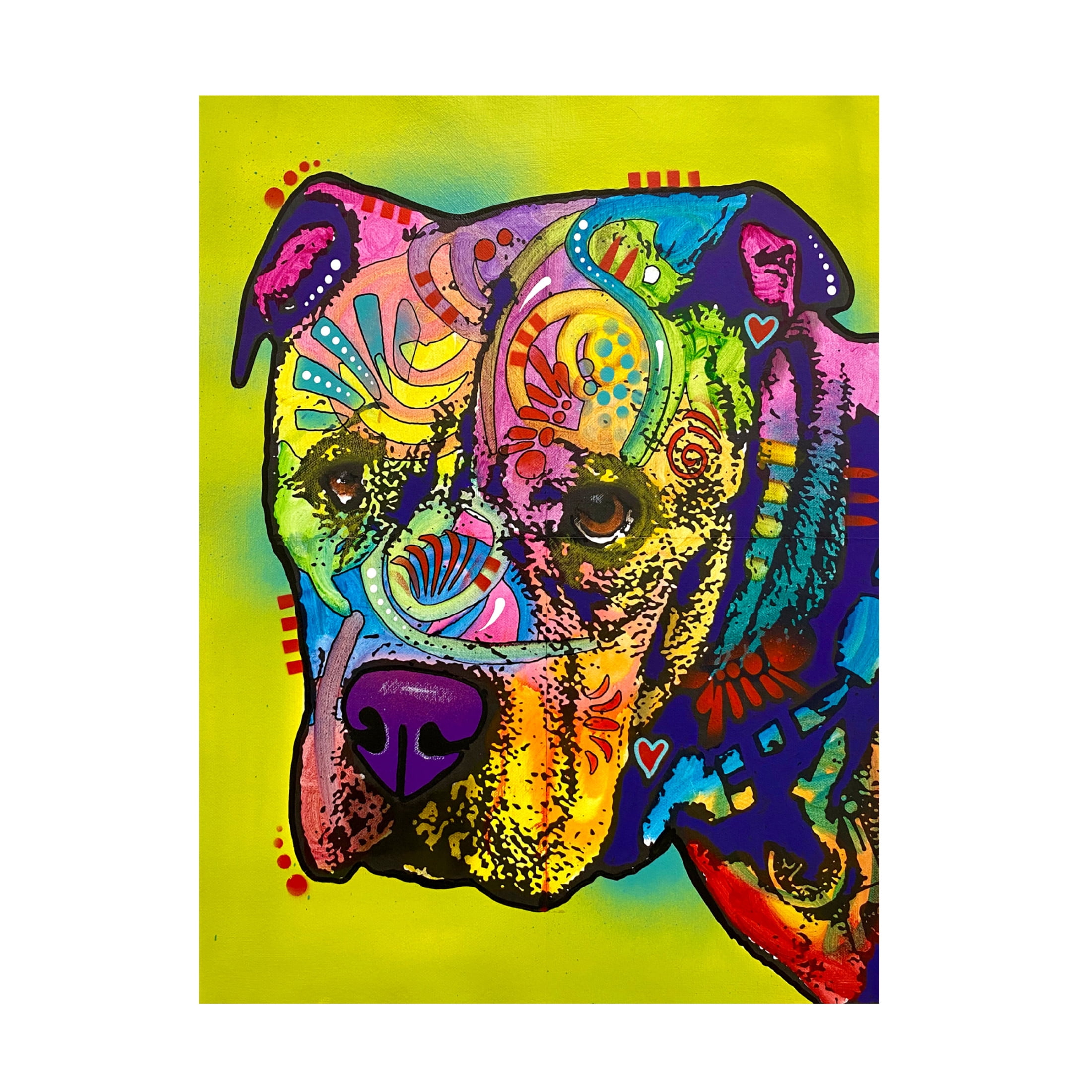 Canvas Wall Art - Dean Russo 'Please Repeat I Was Not Listening' Wall Art for Living Room, Bedroom, or Office Décor by Trademark Fine Art - 35 x 47 Inches