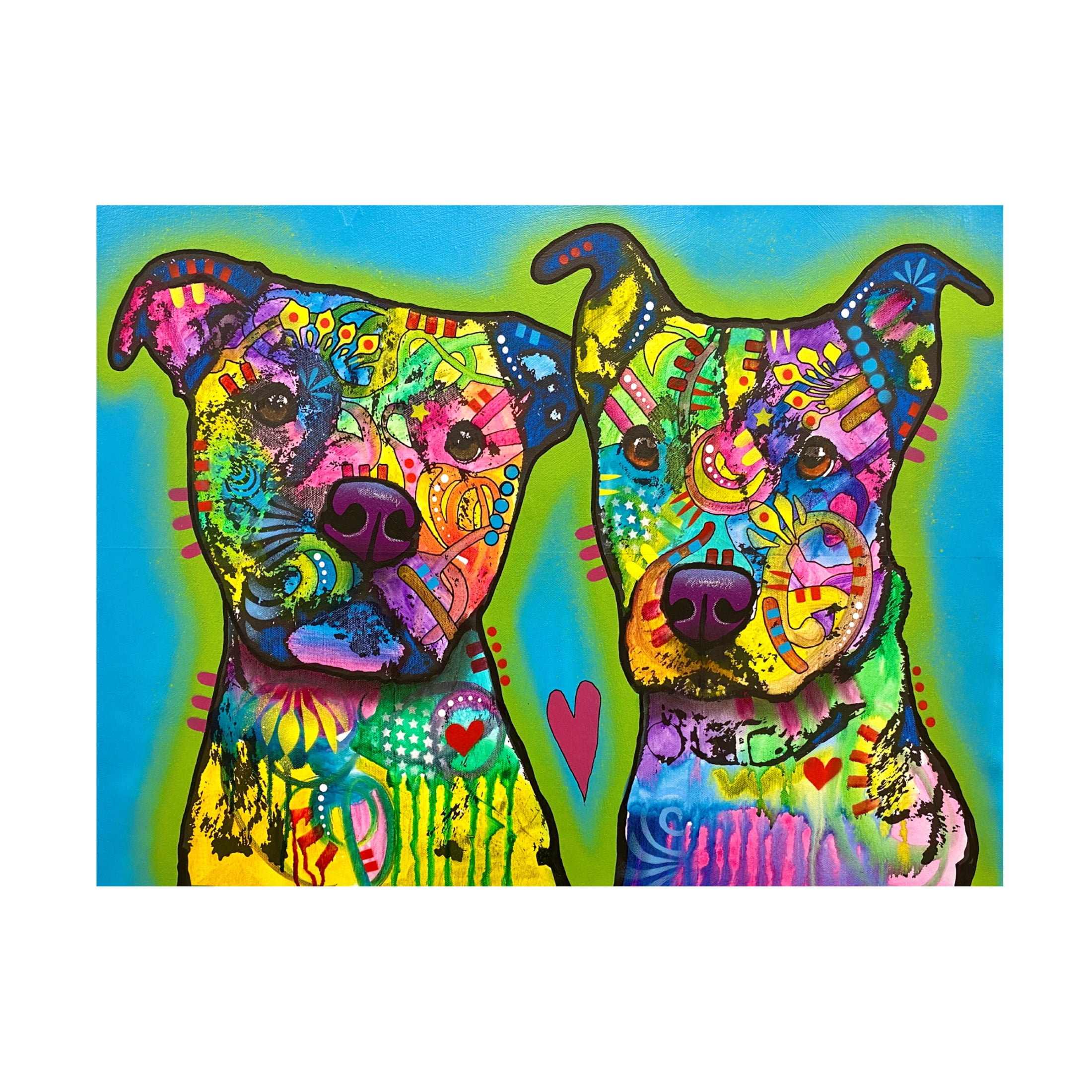Canvas Wall Art - Dean Russo 'Pupper Team Six' Wall Art for Living Room, Bedroom, or Office Décor by Trademark Fine Art - 19 x 14 Inches