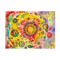 Canvas Wall Art - Dean Russo 'Rotation Around the Sun' Wall Art for Living Room, Bedroom, or Office Décor by Trademark Fine Art - 19 x 14 Inches