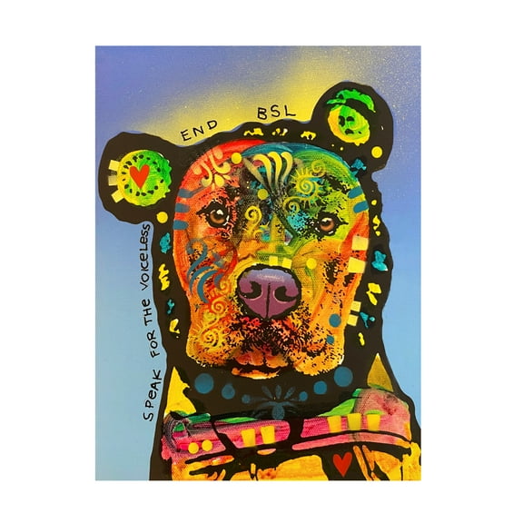 Canvas Wall Art - Dean Russo 'Speak' Wall Art for Living Room, Bedroom, or Office Décor by Trademark Fine Art - 14 x 19 Inches