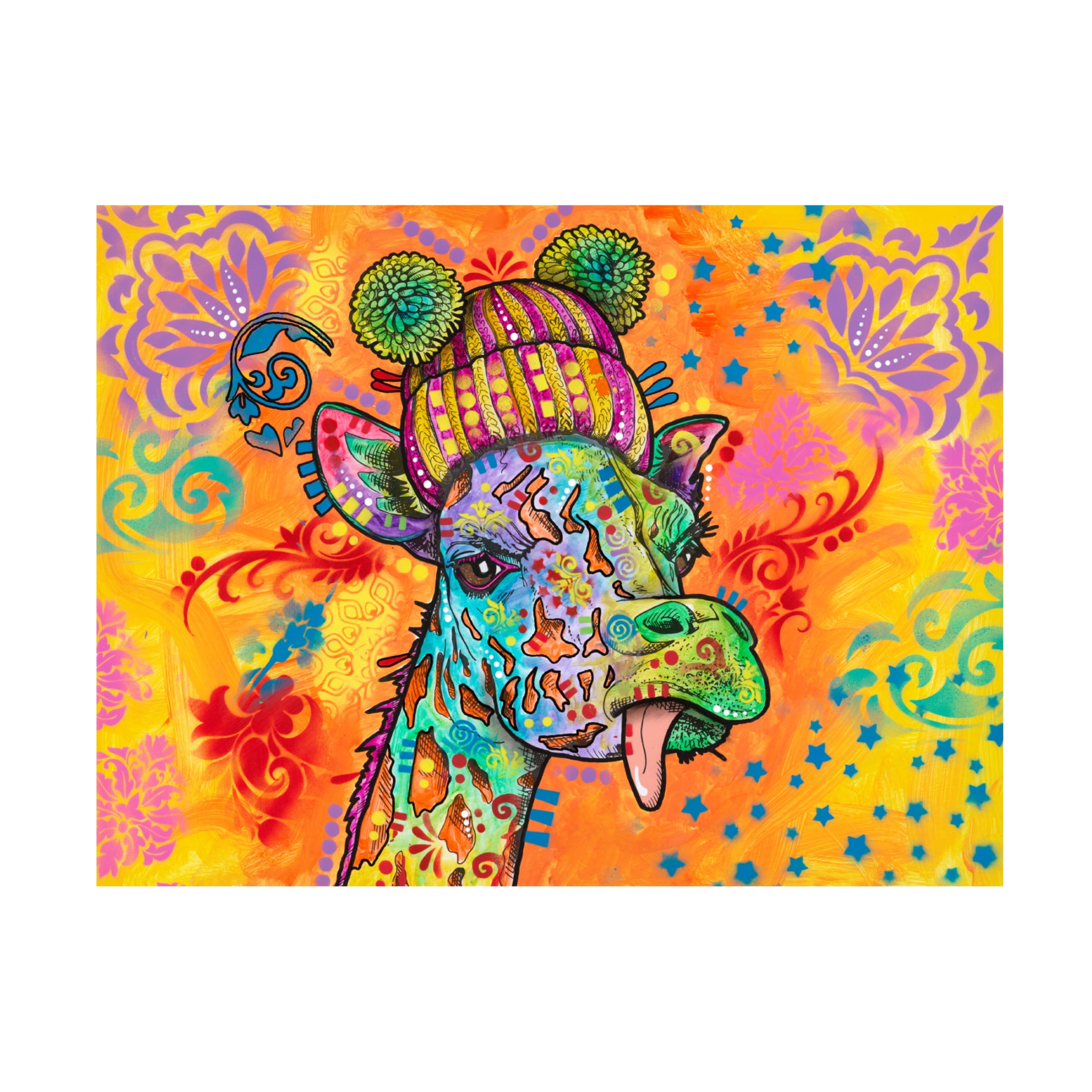 Canvas Wall Art - Dean Russo 'Styling Longneck' Wall Art for Living Room, Bedroom, or Office Décor by Trademark Fine Art - 32 x 24 Inches