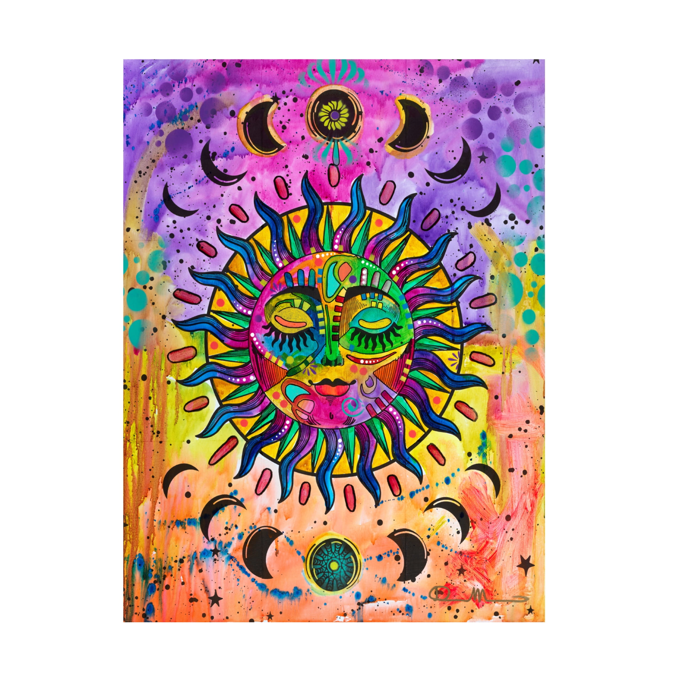 Canvas Wall Art - Dean Russo 'Sun' Wall Art for Living Room, Bedroom, or Office Décor by Trademark Fine Art - 35 x 47 Inches