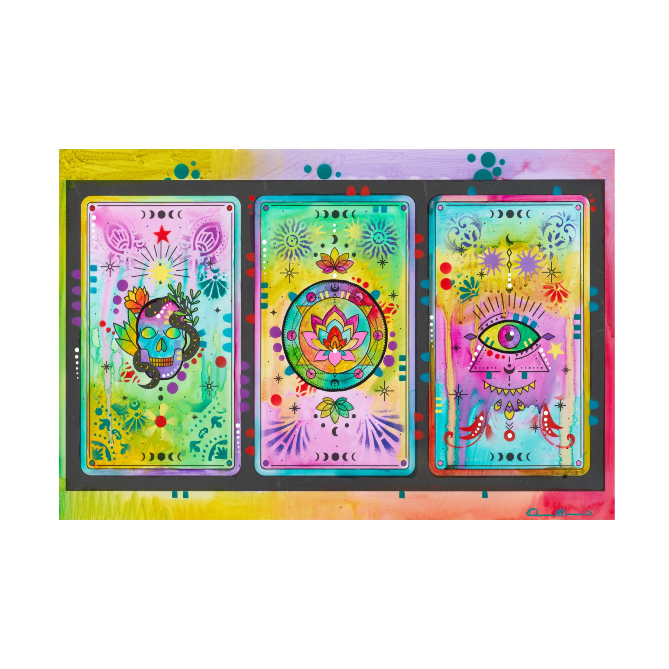 Canvas Wall Art - Dean Russo 'Tarot Reading' Wall Art for Living Room, Bedroom, or Office Décor by Trademark Fine Art - 24 x 16 Inches