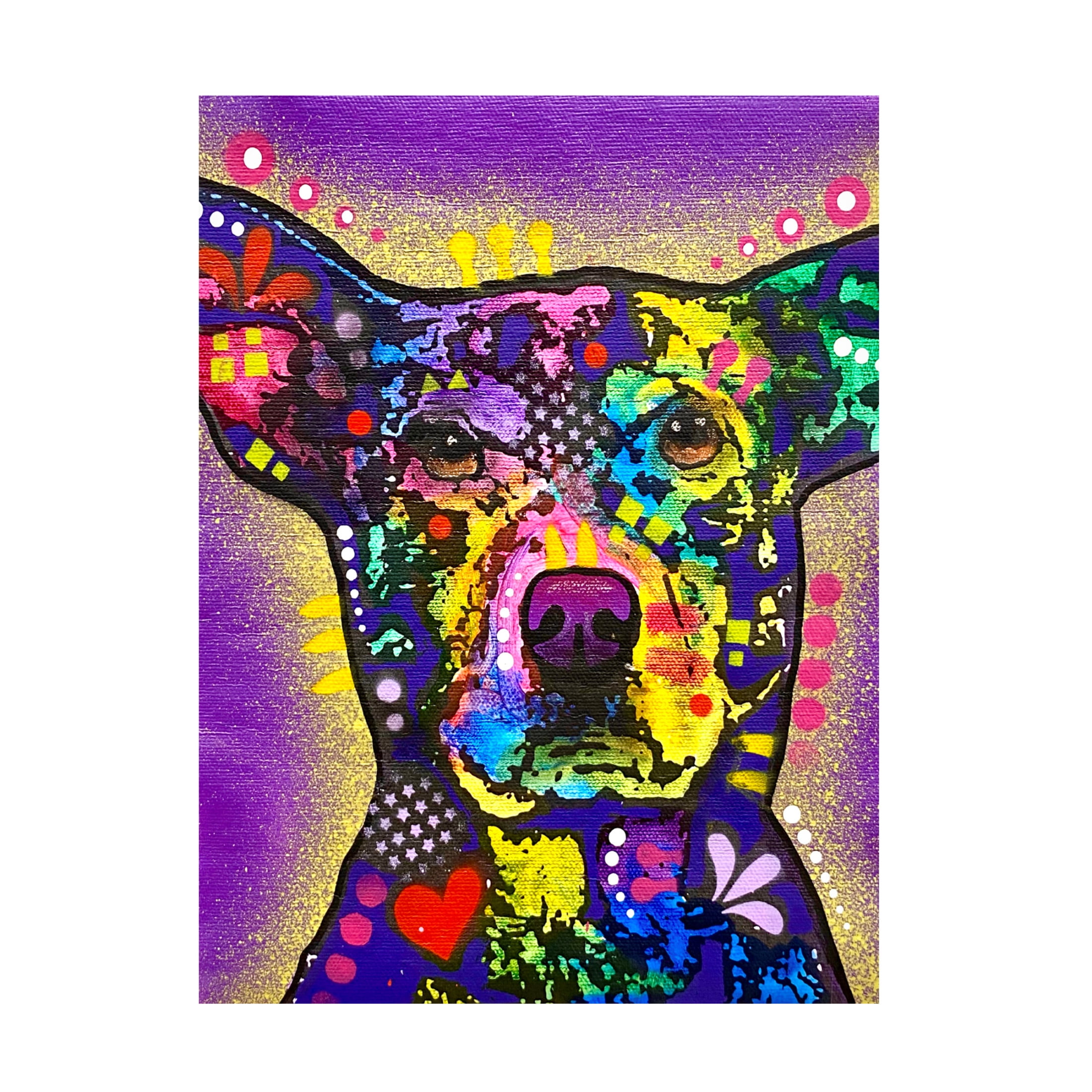 Canvas Wall Art - Dean Russo 'Undivided Attention' Wall Art for Living Room, Bedroom, or Office Décor by Trademark Fine Art - 35 x 47 Inches