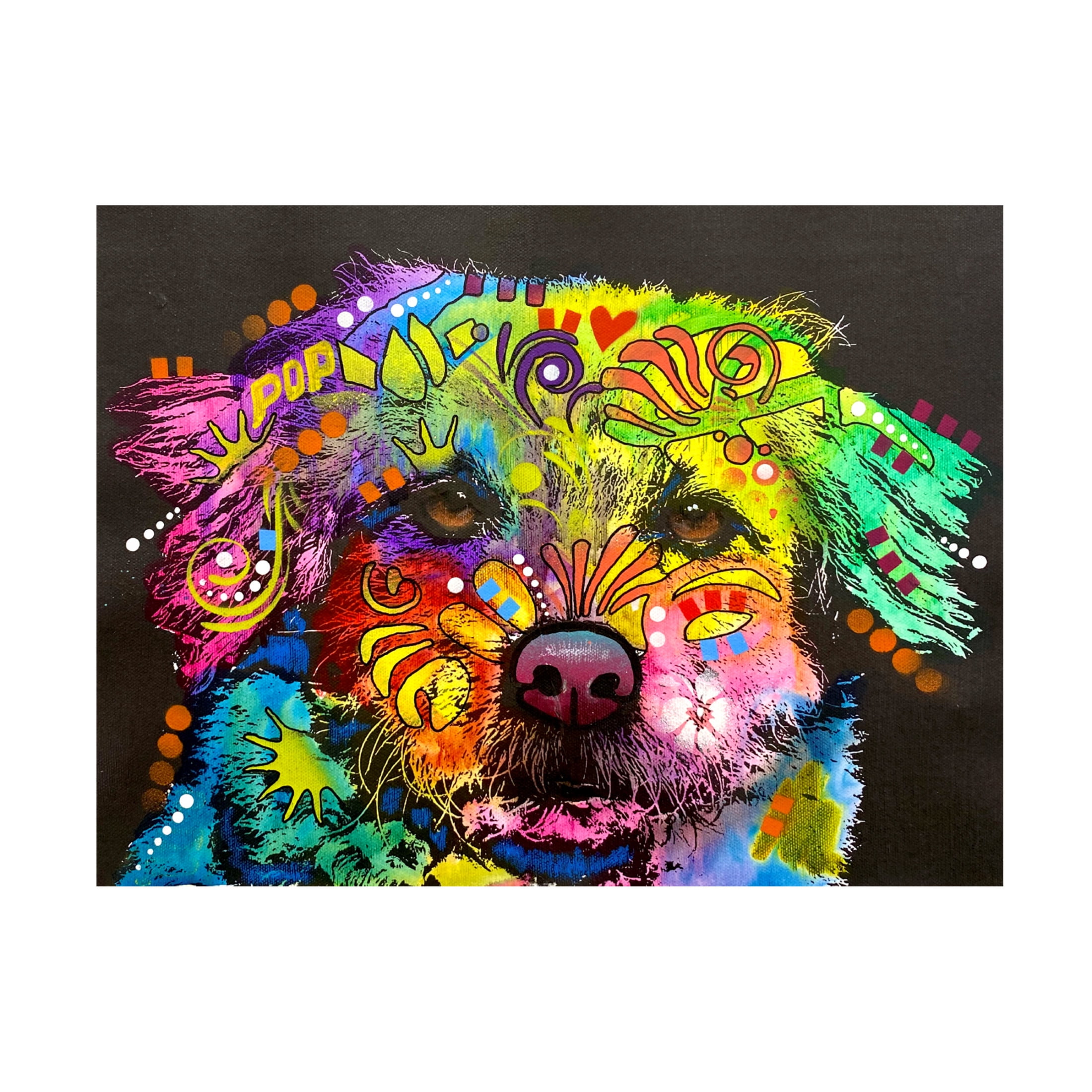 Canvas Wall Art - Dean Russo 'We Do Not Need No Stinkin Baths' Wall Art for Living Room, Bedroom, or Office Décor by Trademark Fine Art - 19 x 14 Inches