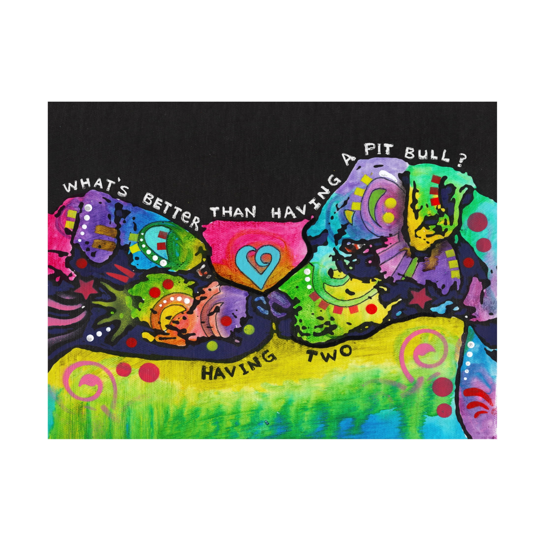 Canvas Wall Art - Dean Russo 'Whats Better 2' Wall Art for Living Room, Bedroom, or Office Décor by Trademark Fine Art - 47 x 35 Inches
