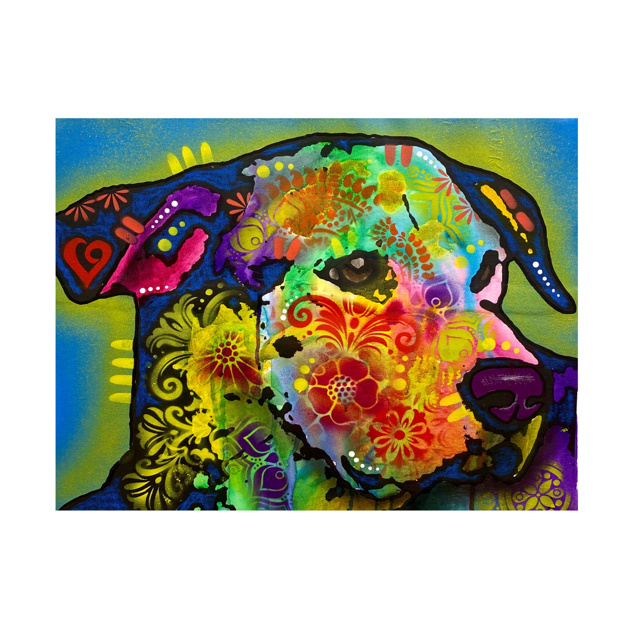 Canvas Wall Art - Dean Russo 'Whazzat' Wall Art for Living Room, Bedroom, or Office Décor by Trademark Fine Art - 32 x 24 Inches