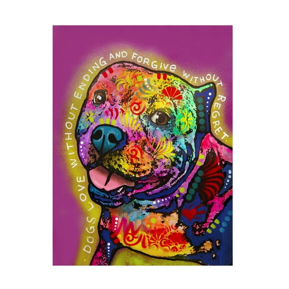 Canvas Wall Art - Dean Russo 'Without Regret' Wall Art for Living Room, Bedroom, or Office Décor by Trademark Fine Art - 35 x 47 Inches