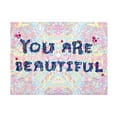 Canvas Wall Art Dean Russo 'You Are Beautiful' Wall Art for Living