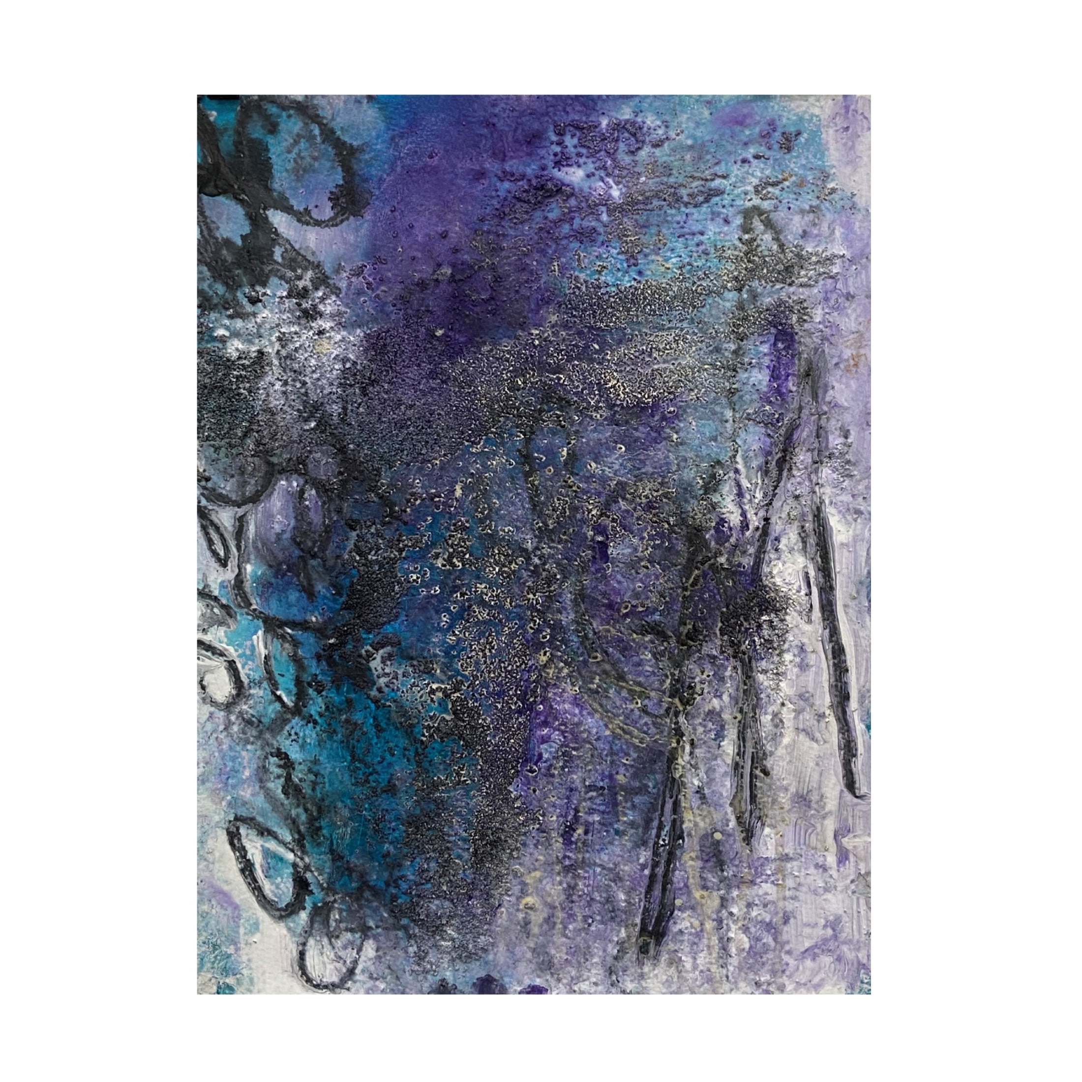 Canvas Wall Art - Deb Chaney 'Afx P' Wall Art for Living Room, Bedroom, or Office Décor by Trademark Fine Art - 35 x 47 Inches