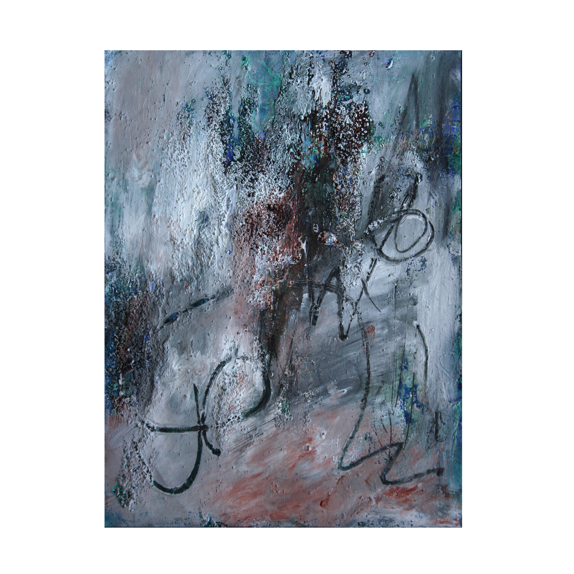 Canvas Wall Art - Deb Chaney 'Dw Iii' Wall Art for Living Room, Bedroom, or Office Décor by Trademark Fine Art - 35 x 47 Inches