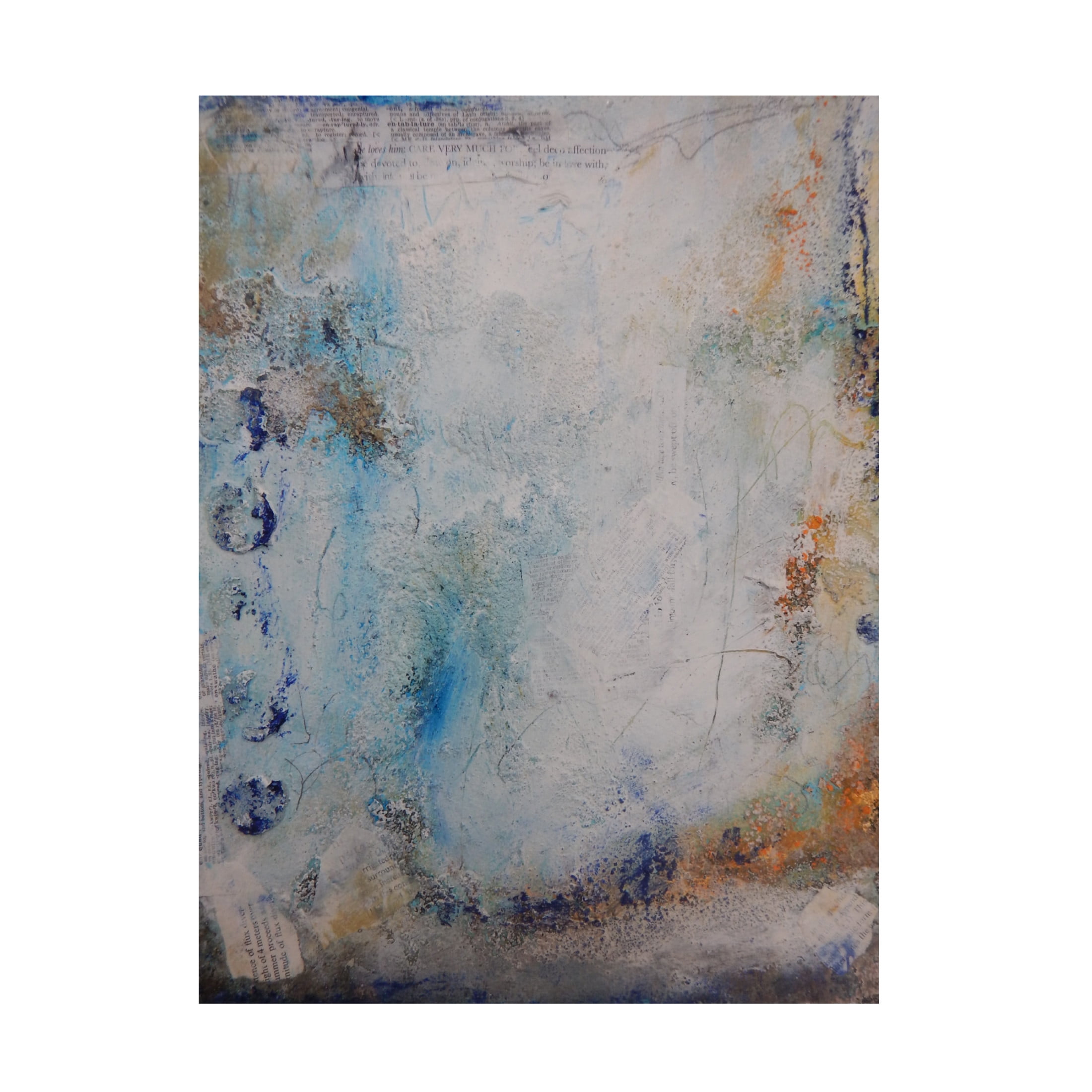 Canvas Wall Art - Deb Chaney 'Entablature' Wall Art for Living Room, Bedroom, or Office Décor by Trademark Fine Art - 14 x 19 Inches