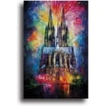 thumbnail image 1 of Canvas Wall Art Decor, Painted castles Pictures Decor Aesthetic, Wall Art, Desk Shelf Decor, Decor For Bedroom Bedroom Office Decor - 8x12 inch Unframed, 1 of 4