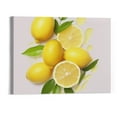 thumbnail image 1 of Canvas Wall Art Decor for Bedroom Bathroom Colorful Lemon Fruit Pattern Picture Print Painting,Framed Artwork for Living Room,Office 20×16in, 1 of 3