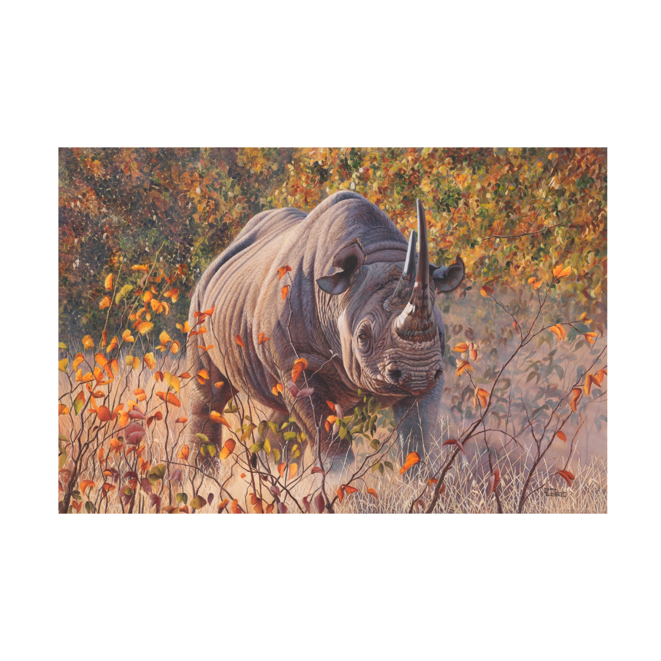 Canvas Wall Art - Delene Lambert 'Defiant' Wall Art for Living Room, Bedroom, or Office Décor by Trademark Fine Art - 24 x 16 Inches