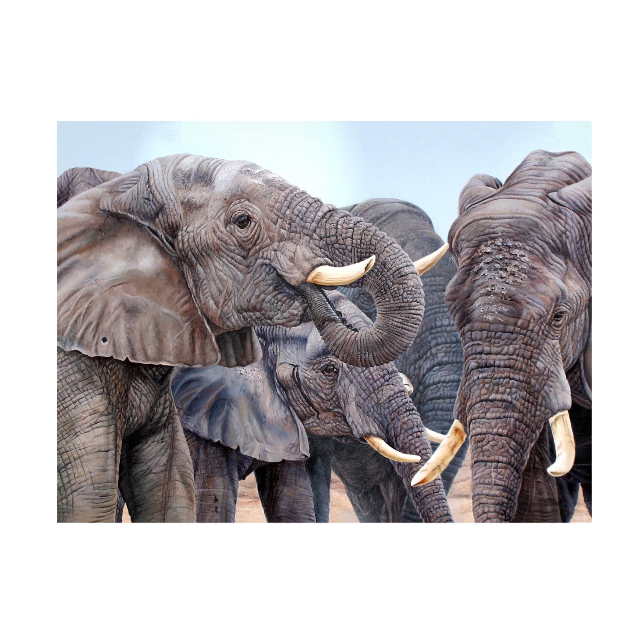 Canvas Wall Art - Delene Lambert 'Exchanging Ideas' Wall Art for Living Room, Bedroom, or Office Décor by Trademark Fine Art - 24 x 18 Inches