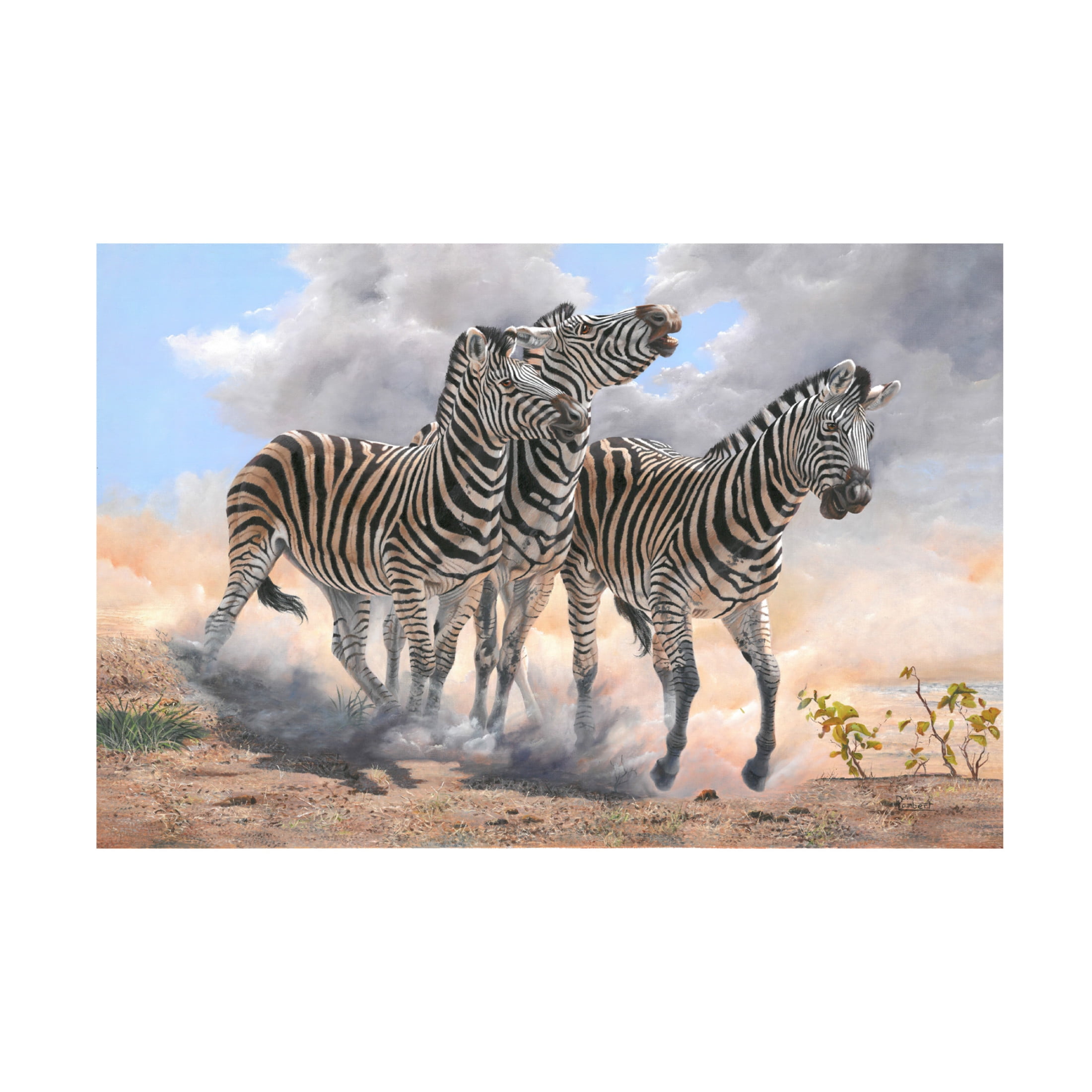 Canvas Wall Art - Delene Lambert 'Fight Club' Wall Art for Living Room, Bedroom, or Office Décor by Trademark Fine Art - 24 x 16 Inches