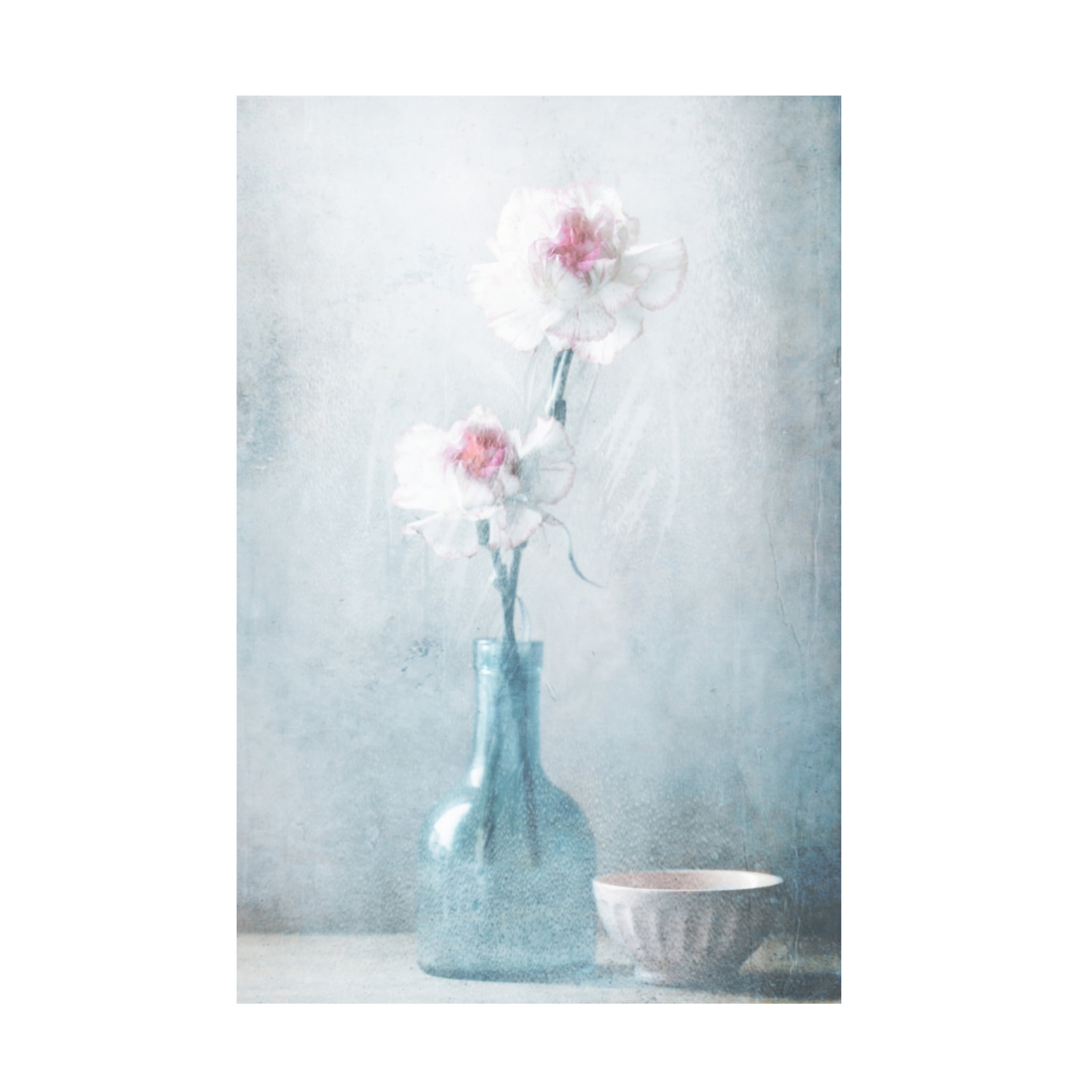 Canvas Wall Art - Delphine Devos 'Friendship In Flowers' Wall Art for Living Room, Bedroom, or Office D?cor by Trademark Fine Art - 30 x 47 Inches