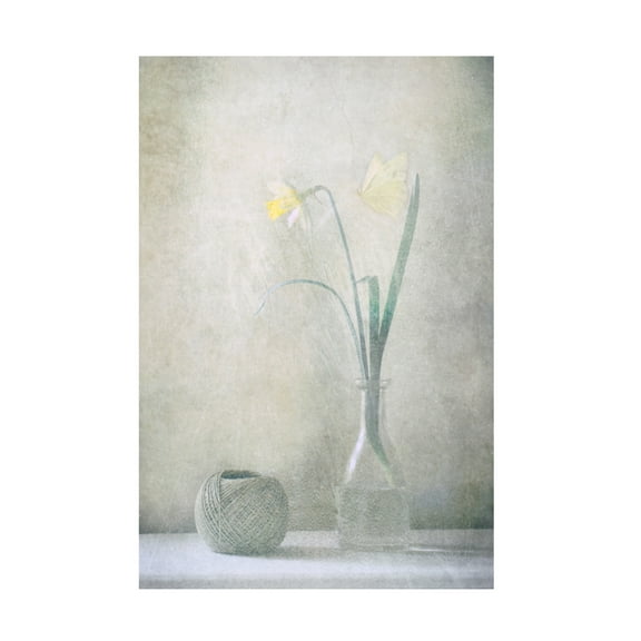Canvas Wall Art - Delphine Devos 'Spring At Home' Wall Art for Living Room, Bedroom, or Office Décor by Trademark Fine Art - 12 x 19 Inches