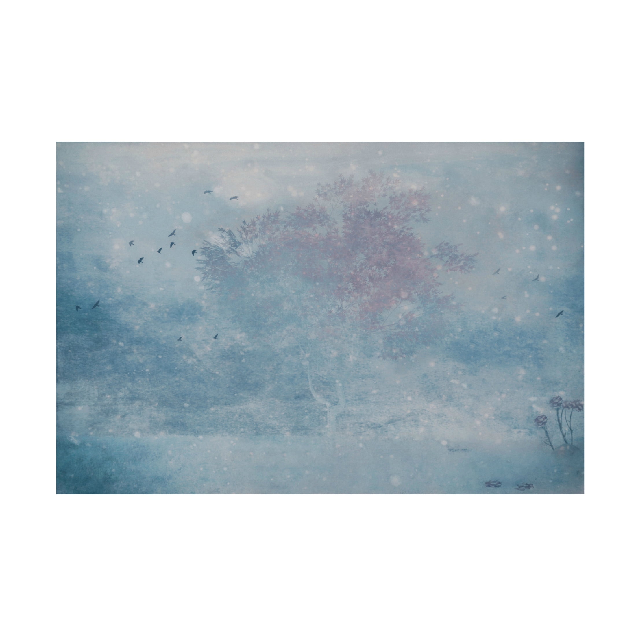 Canvas Wall Art - Delphine Devos 'The Winters Spring' Wall Art for Living Room, Bedroom, or Office Décor by Trademark Fine Art - 19 x 12 Inches