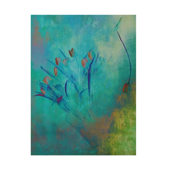 Canvas Wall Art - Delphine Devos 'Tulips 2 ' Wall Art for Living Room, Bedroom, or Office D?cor by Trademark Fine Art - 24 x 32 Inches