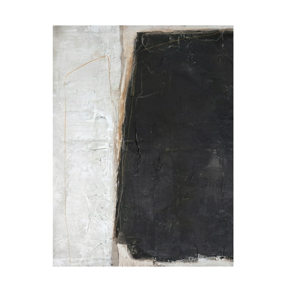 Canvas Wall Art - Design Fabrikken 'Blackout' Wall Art for Living Room, Bedroom, or Office Décor by Trademark Fine Art - 35 x 47 Inches