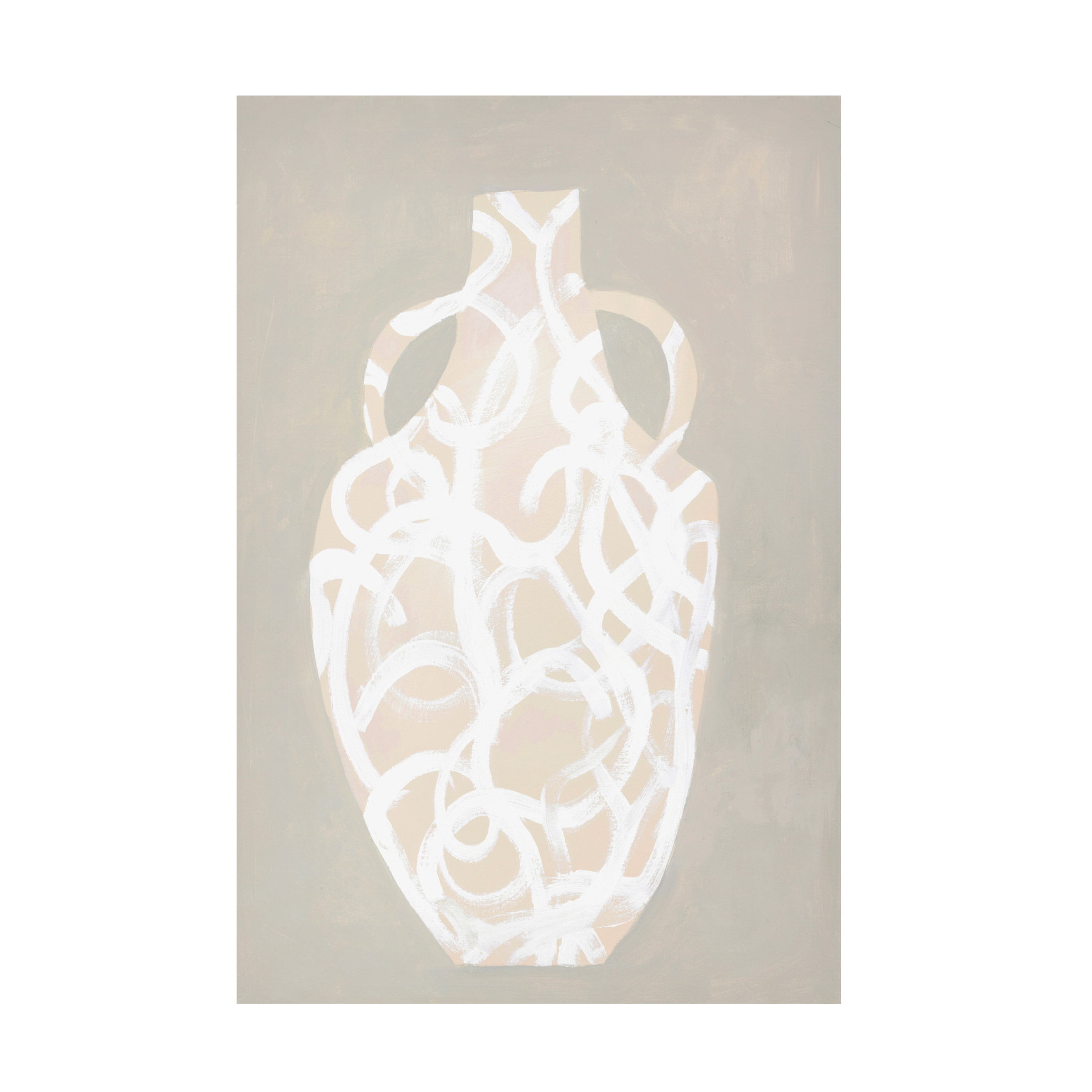 Canvas Wall Art - Design Fabrikken 'Clay Covered' Wall Art for Living Room, Bedroom, or Office Décor by Trademark Fine Art - 16 x 24 Inches