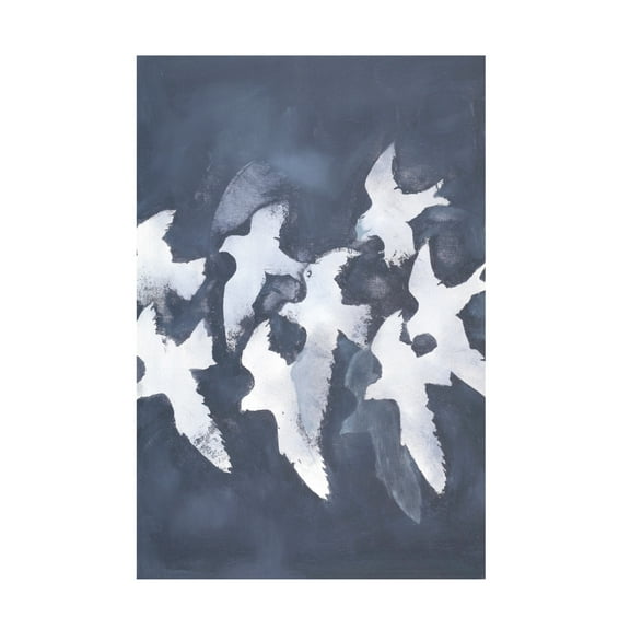 Canvas Wall Art - Design Fabrikken 'Fades Into Light' Wall Art for Living Room, Bedroom, or Office Décor by Trademark Fine Art - 12 x 19 Inches