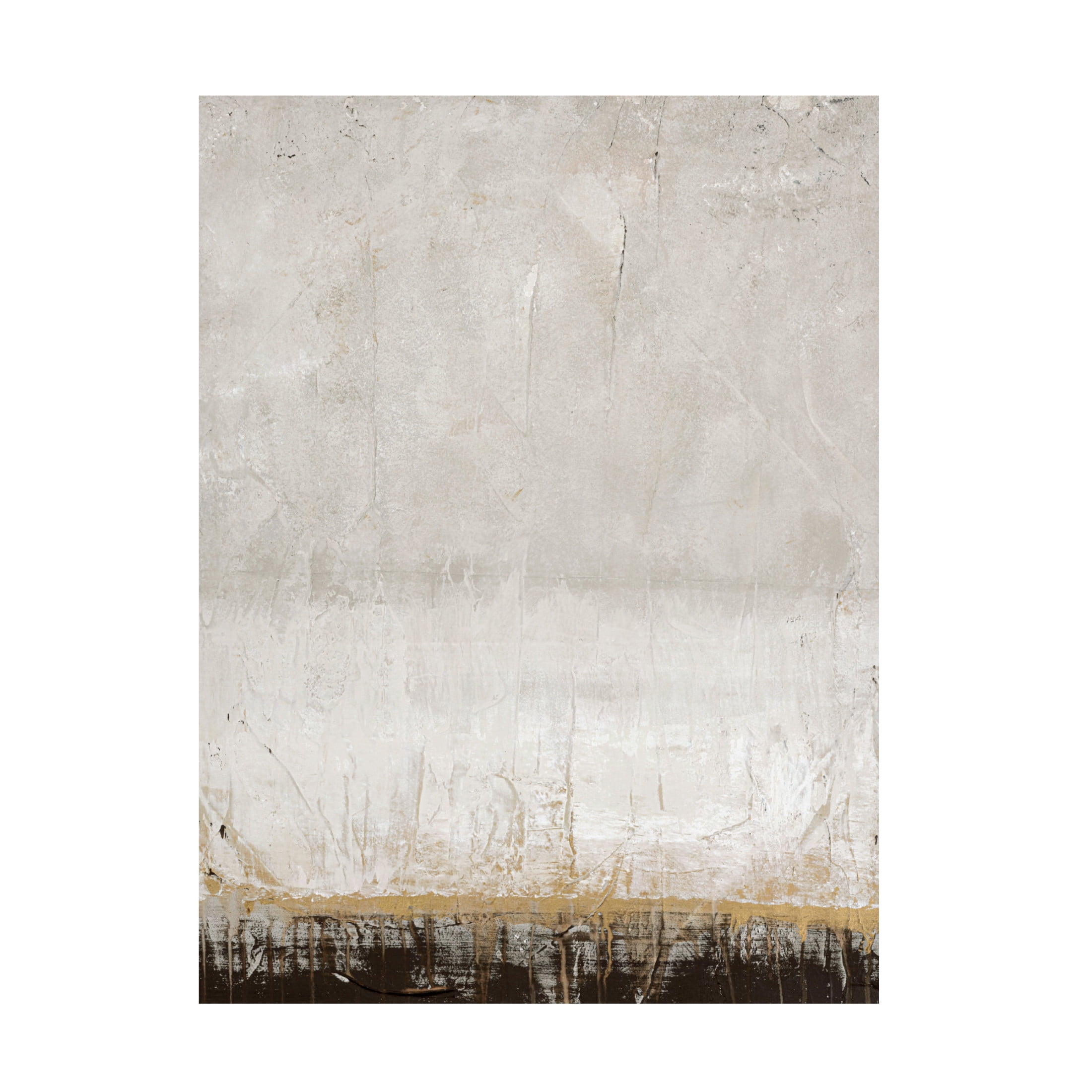 Canvas Wall Art - Design Fabrikken 'Golden Line' Wall Art for Living Room, Bedroom, or Office Décor by Trademark Fine Art - 35 x 47 Inches