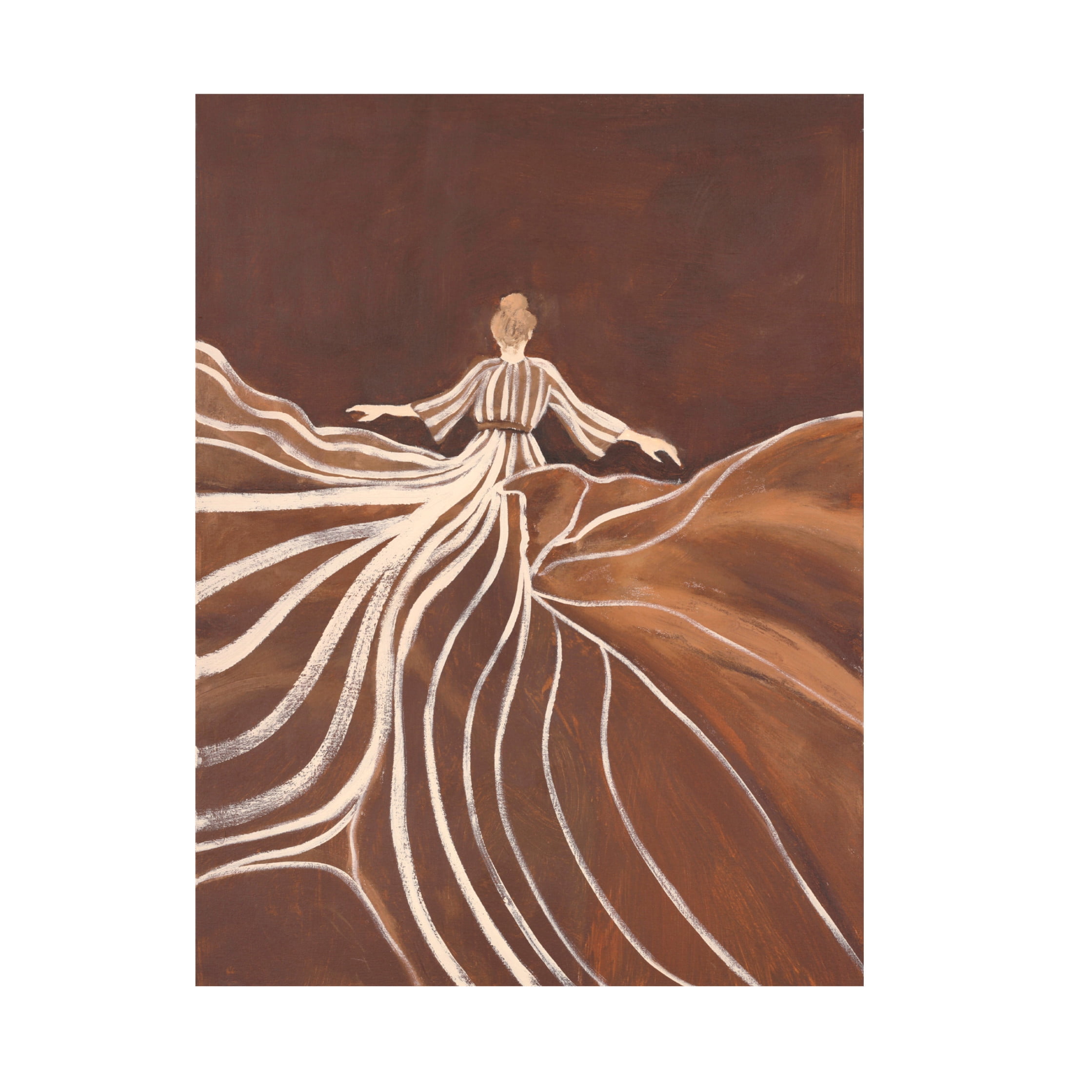Canvas Wall Art - Design Fabrikken 'Gorgeous' Wall Art for Living Room, Bedroom, or Office Décor by Trademark Fine Art - 35 x 47 Inches