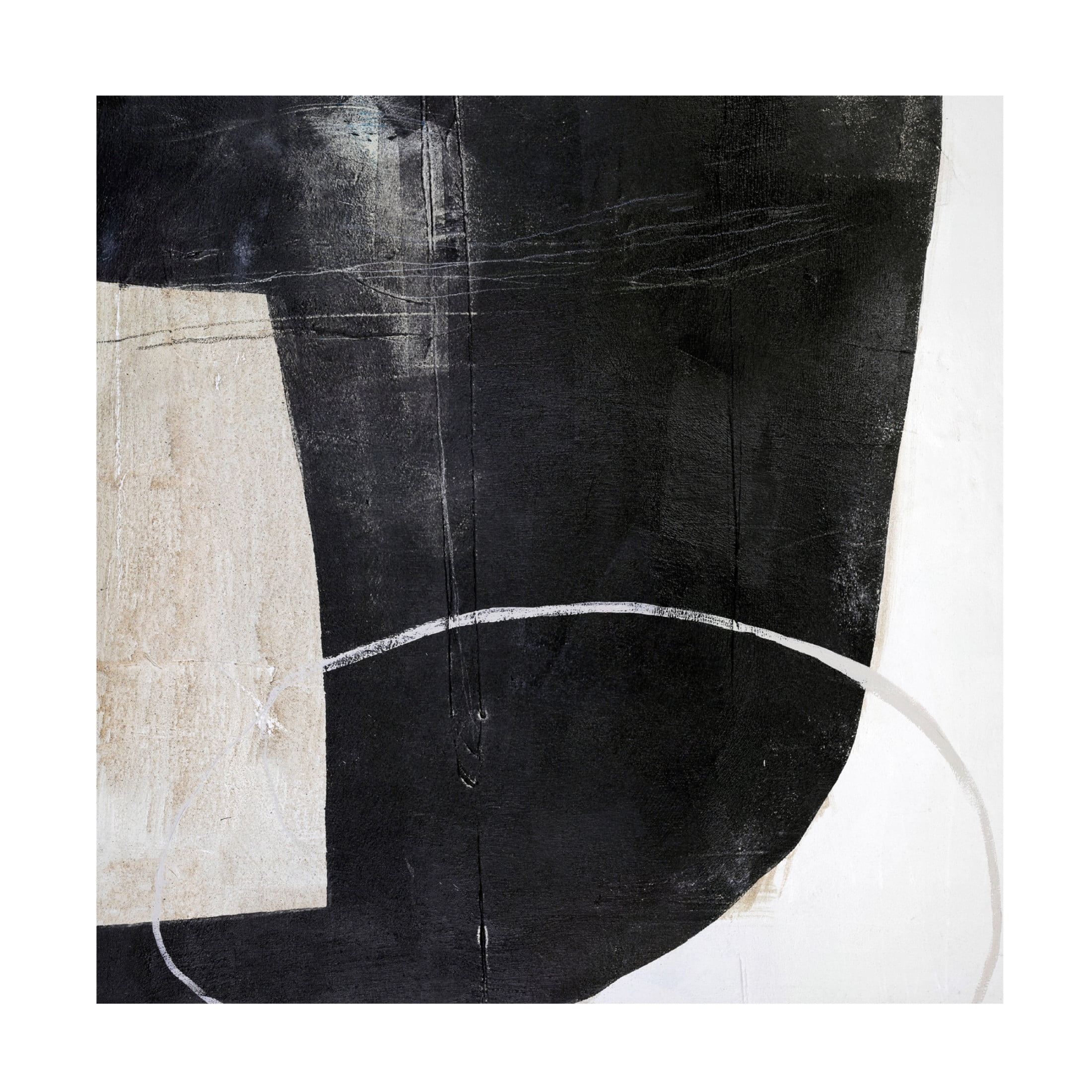 Canvas Wall Art - Design Fabrikken 'Sort Of Stone' Wall Art for Living Room, Bedroom, or Office Décor by Trademark Fine Art - 18 x 18 Inches