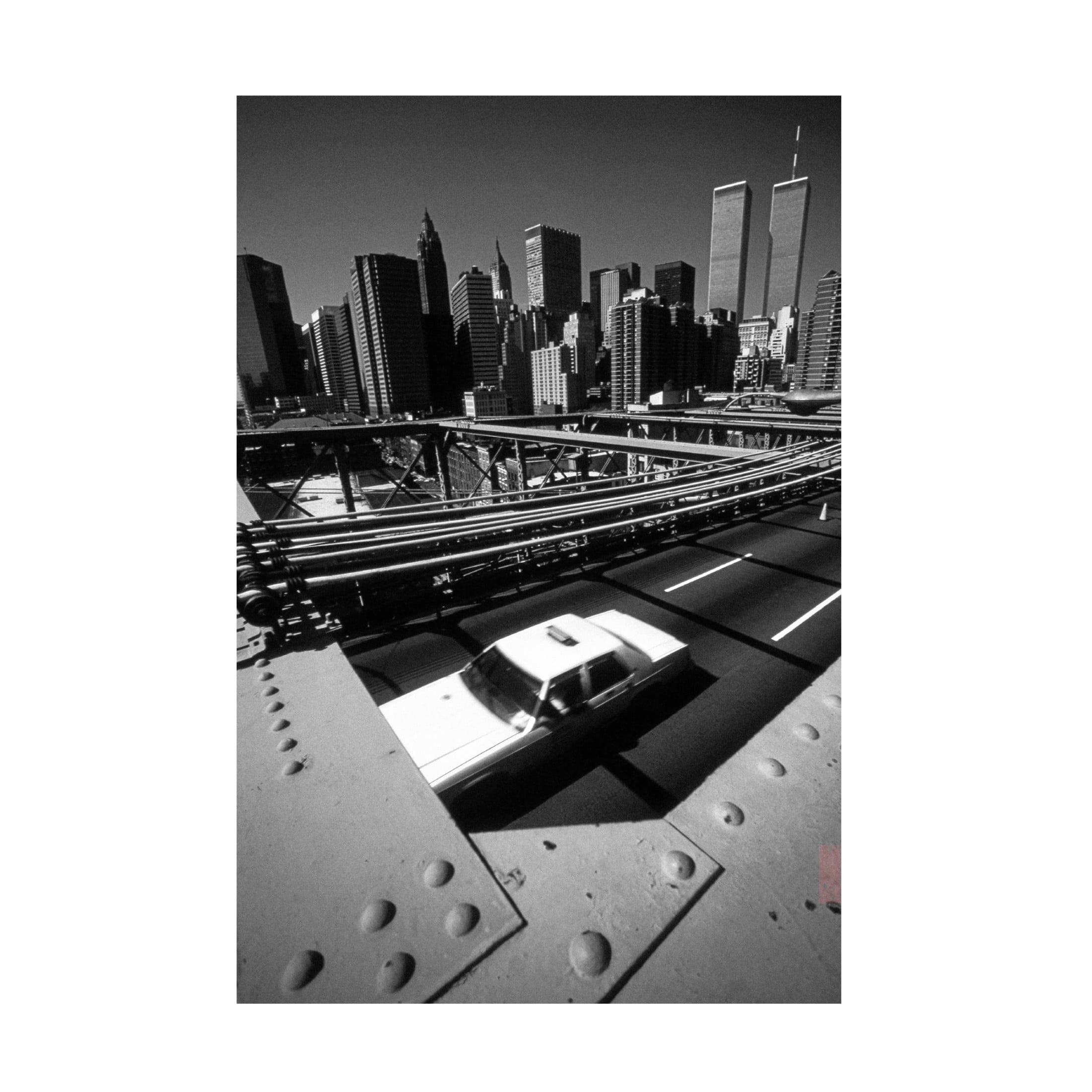 Canvas Wall Art - Dieter Matthes 'Brooklyn Bridge Ii From The Series Qmetropolisq ' Wall Art for Living Room, Bedroom, or Office D?cor by Trademark Fine Art - 16 x 24 Inches