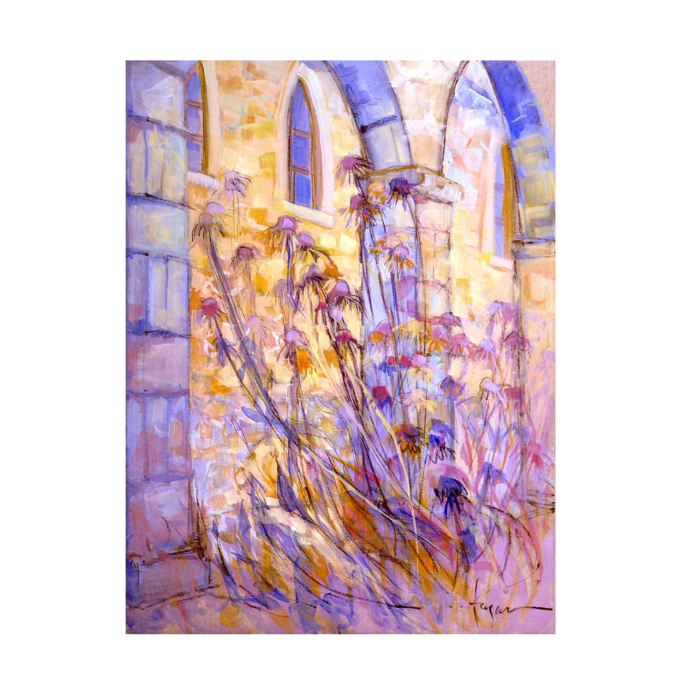 Canvas Wall Art - Dorothy Fagan 'Attendre' Wall Art for Living Room, Bedroom, or Office D?cor by Trademark Fine Art - 24 x 32 Inches