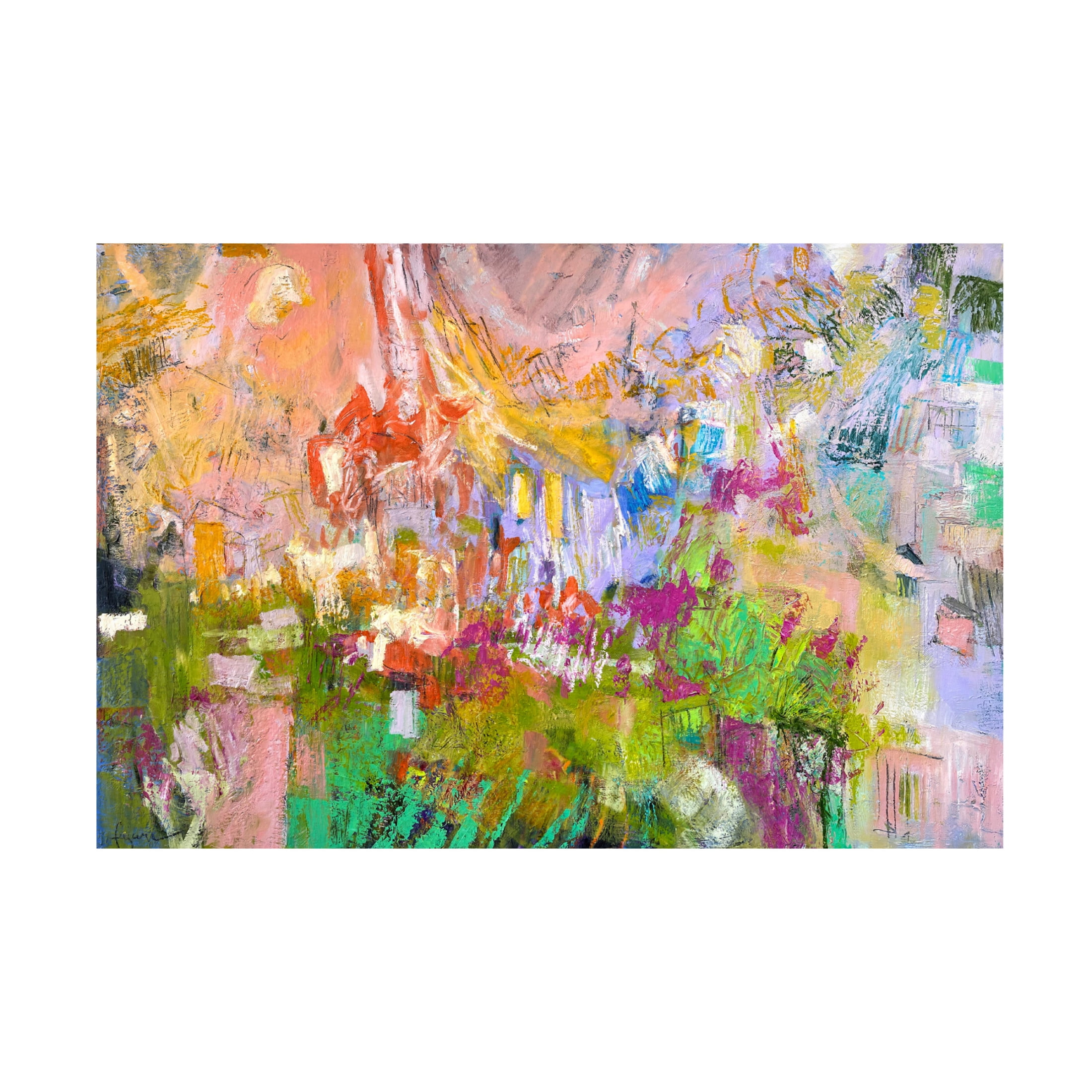 Canvas Wall Art - Dorothy Fagan 'Birthingdreams' Wall Art for Living Room, Bedroom, or Office D?cor by Trademark Fine Art - 19 x 12 Inches