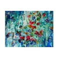 thumbnail image 1 of Canvas Wall Art - Dorothy Fagan ' Bloomshimmersparkleiv Bgrsji' Wall Art for Living Room, Bedroom, or Office Décor by Trademark Fine Art - 47 x 35 Inches, 1 of 4