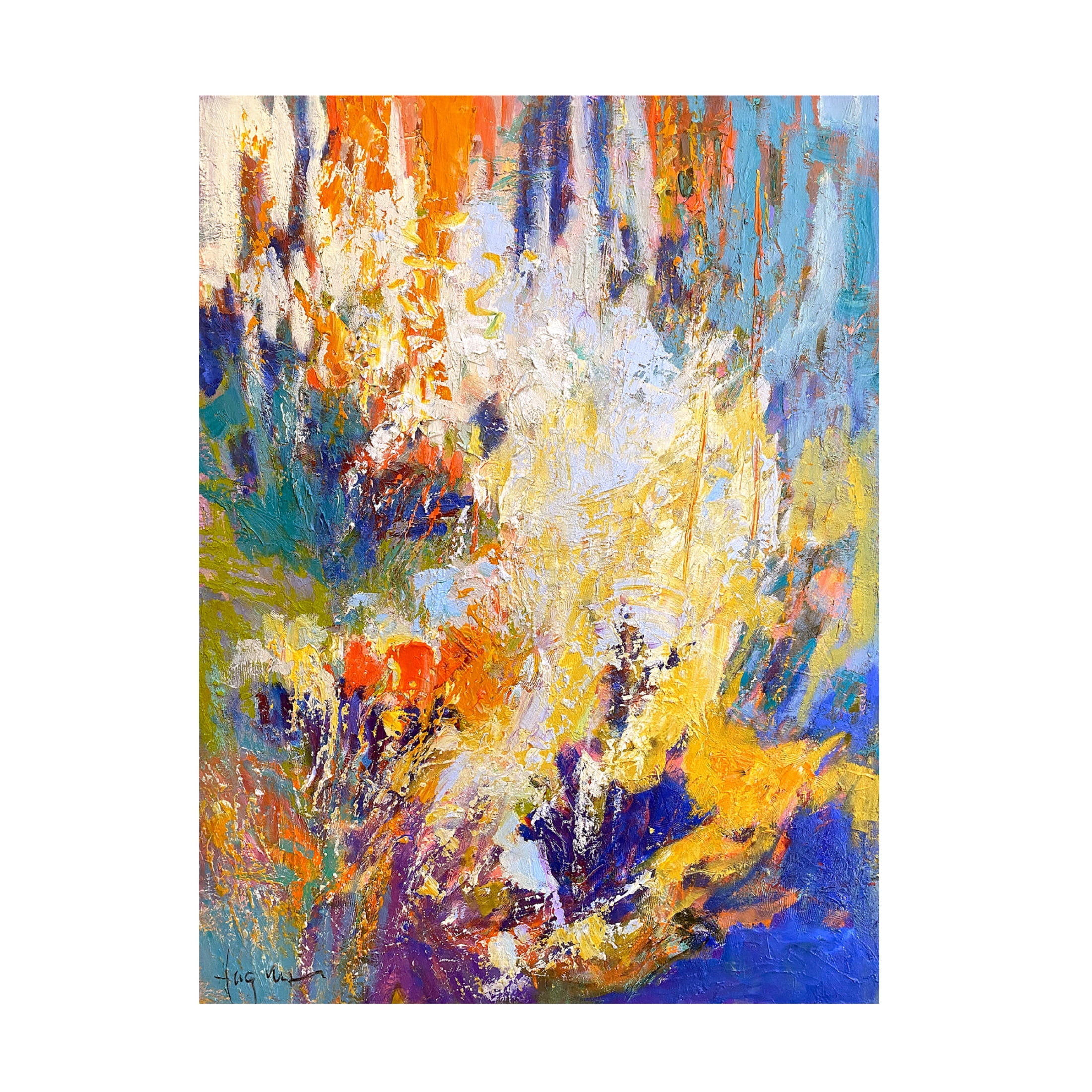 Canvas Wall Art - Dorothy Fagan 'Cherish' Wall Art for Living Room, Bedroom, or Office D?cor by Trademark Fine Art - 35 x 47 Inches