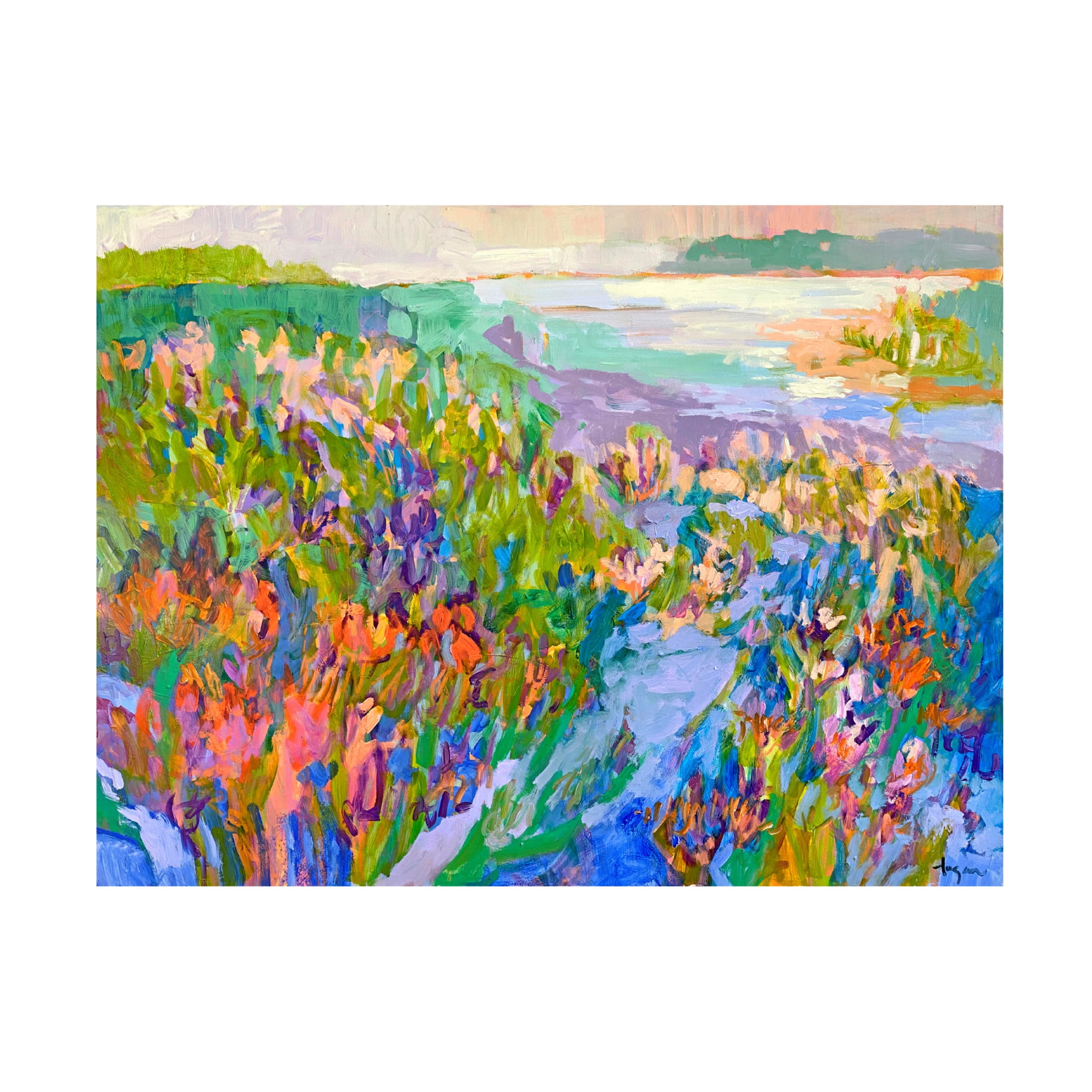 Canvas Wall Art - Dorothy Fagan 'Drenched In Light ' Wall Art for Living Room, Bedroom, or Office Décor by Trademark Fine Art - 47 x 35 Inches