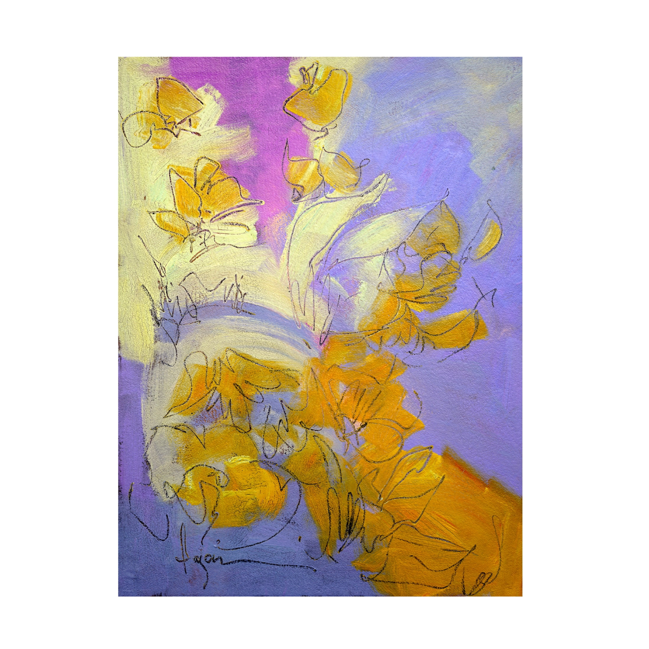 Canvas Wall Art - Dorothy Fagan 'Free Bird' Wall Art for Living Room, Bedroom, or Office D?cor by Trademark Fine Art - 35 x 47 Inches