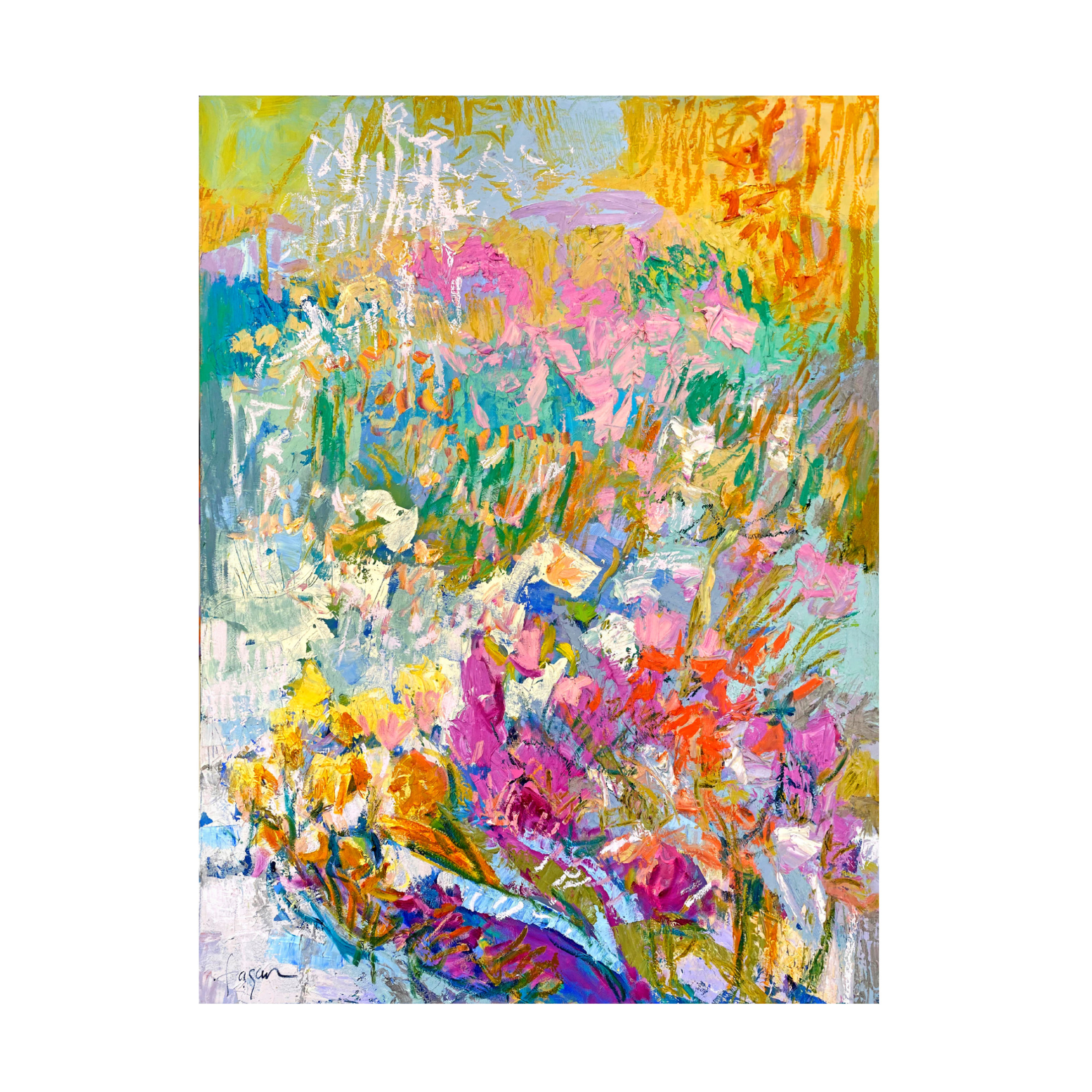 Canvas Wall Art - Dorothy Fagan 'Heavenly Day' Wall Art for Living Room, Bedroom, or Office D?cor by Trademark Fine Art - 24 x 32 Inches