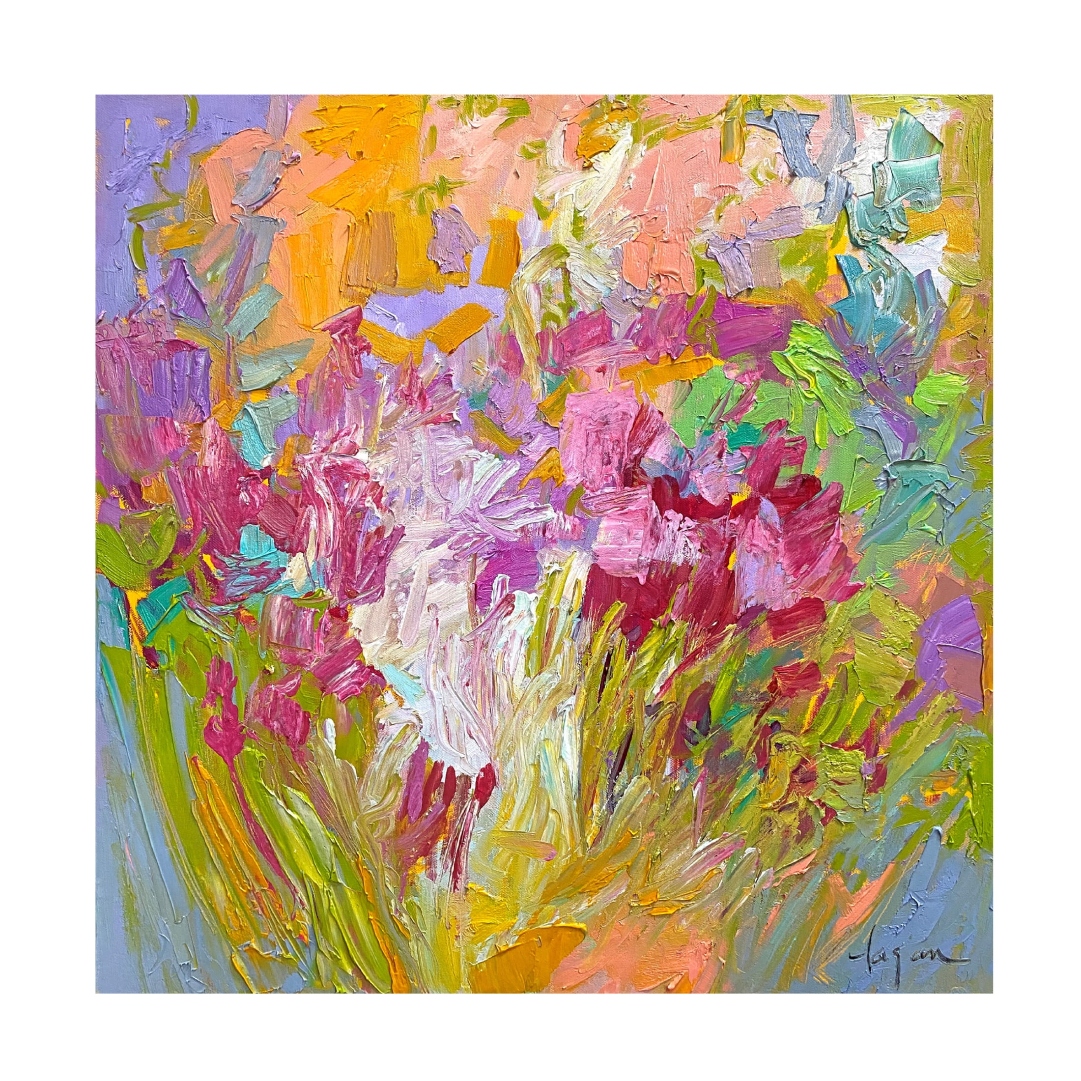 Canvas Wall Art - Dorothy Fagan 'Hum Along With Me' Wall Art for Living Room, Bedroom, or Office Décor by Trademark Fine Art - 24 x 24 Inches