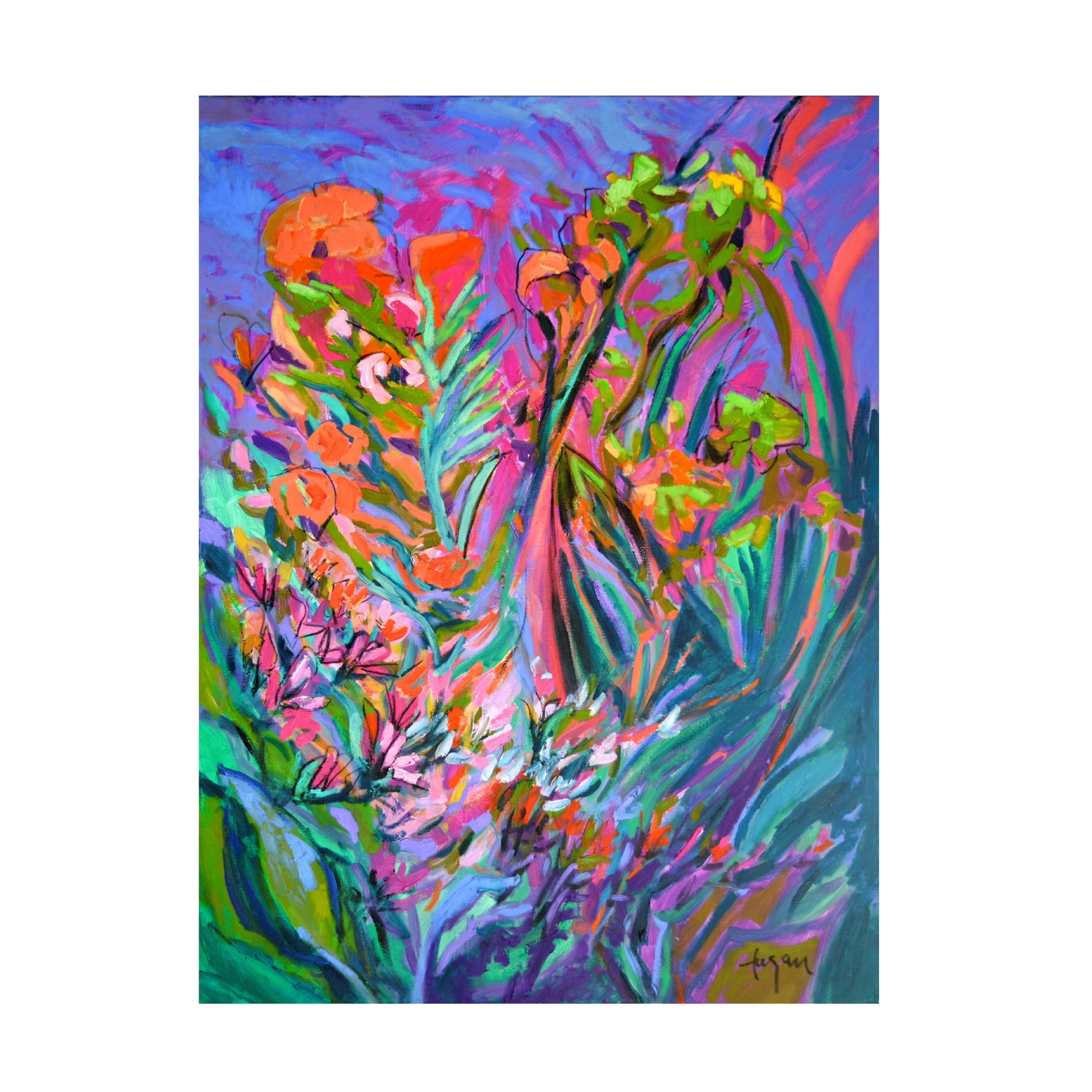 Canvas Wall Art - Dorothy Fagan 'Jewels' Wall Art for Living Room, Bedroom, or Office D?cor by Trademark Fine Art - 18 x 24 Inches