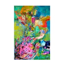Canvas Wall Art - Dorothy Fagan 'Knee Deep Ii' Wall Art for Living Room, Bedroom, or Office D?cor by Trademark Fine Art - 12 x 19 Inches