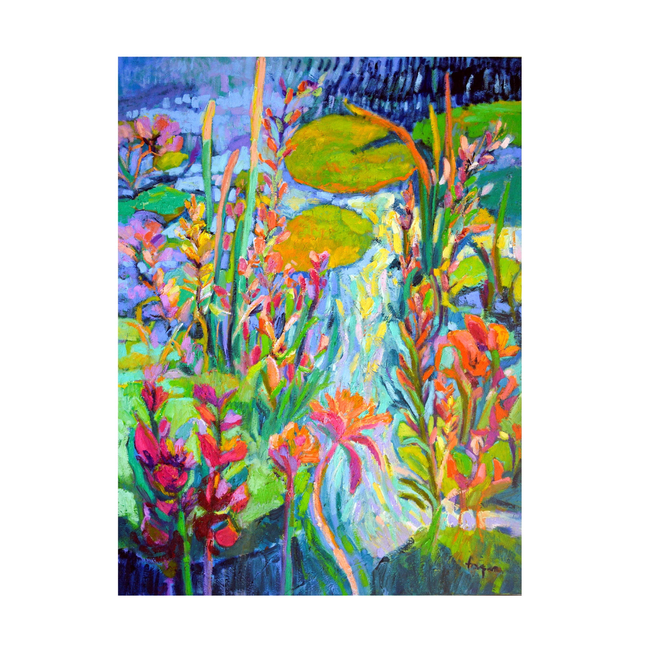 Canvas Wall Art - Dorothy Fagan 'Onasparklyday' Wall Art for Living Room, Bedroom, or Office D?cor by Trademark Fine Art - 35 x 47 Inches