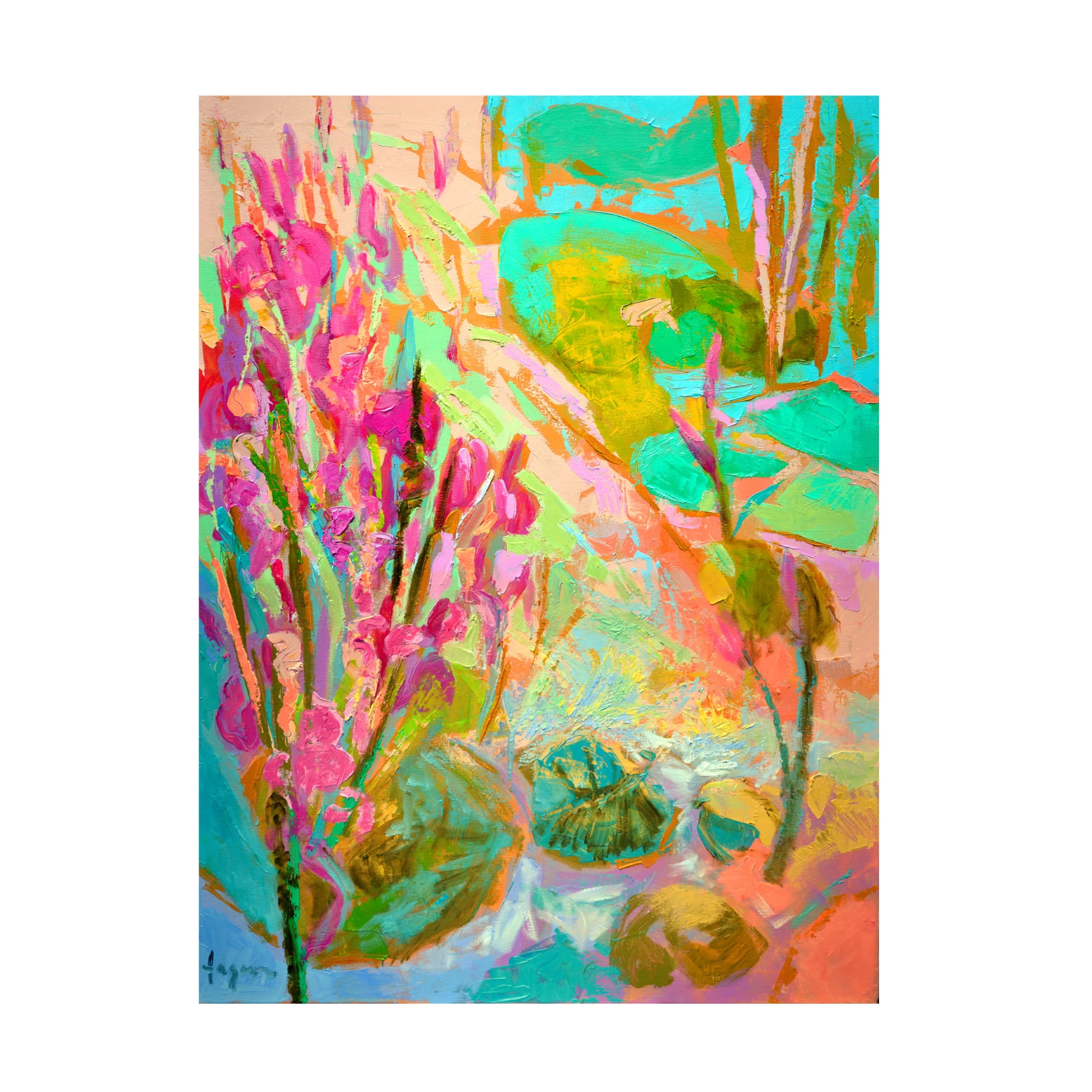 Canvas Wall Art - Dorothy Fagan 'Ponfofmyownii' Wall Art for Living Room, Bedroom, or Office D?cor by Trademark Fine Art - 35 x 47 Inches