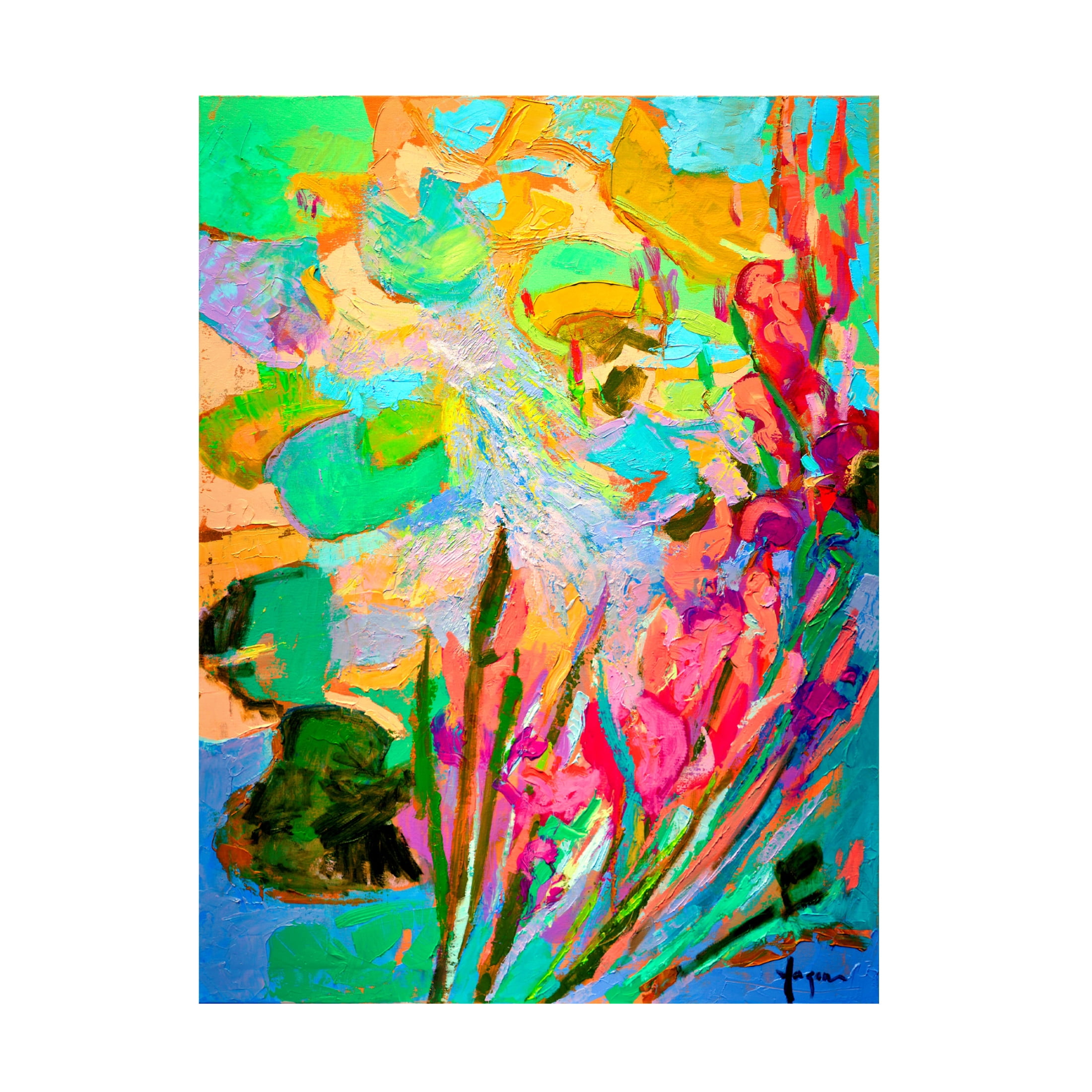 Canvas Wall Art - Dorothy Fagan 'Ponfofmyowniii' Wall Art for Living Room, Bedroom, or Office D?cor by Trademark Fine Art - 24 x 32 Inches